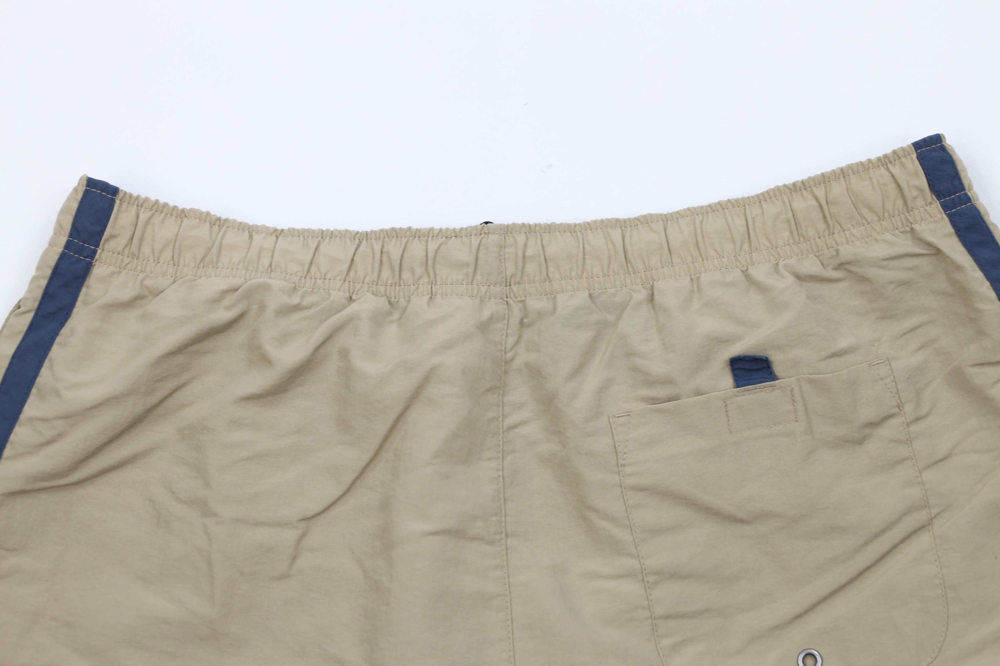 Gap Vintage Y2K 2004 Gap Spell Out Lined Above Knee Shorts Beige Size US 34 / EU 50 - 10 Thumbnail