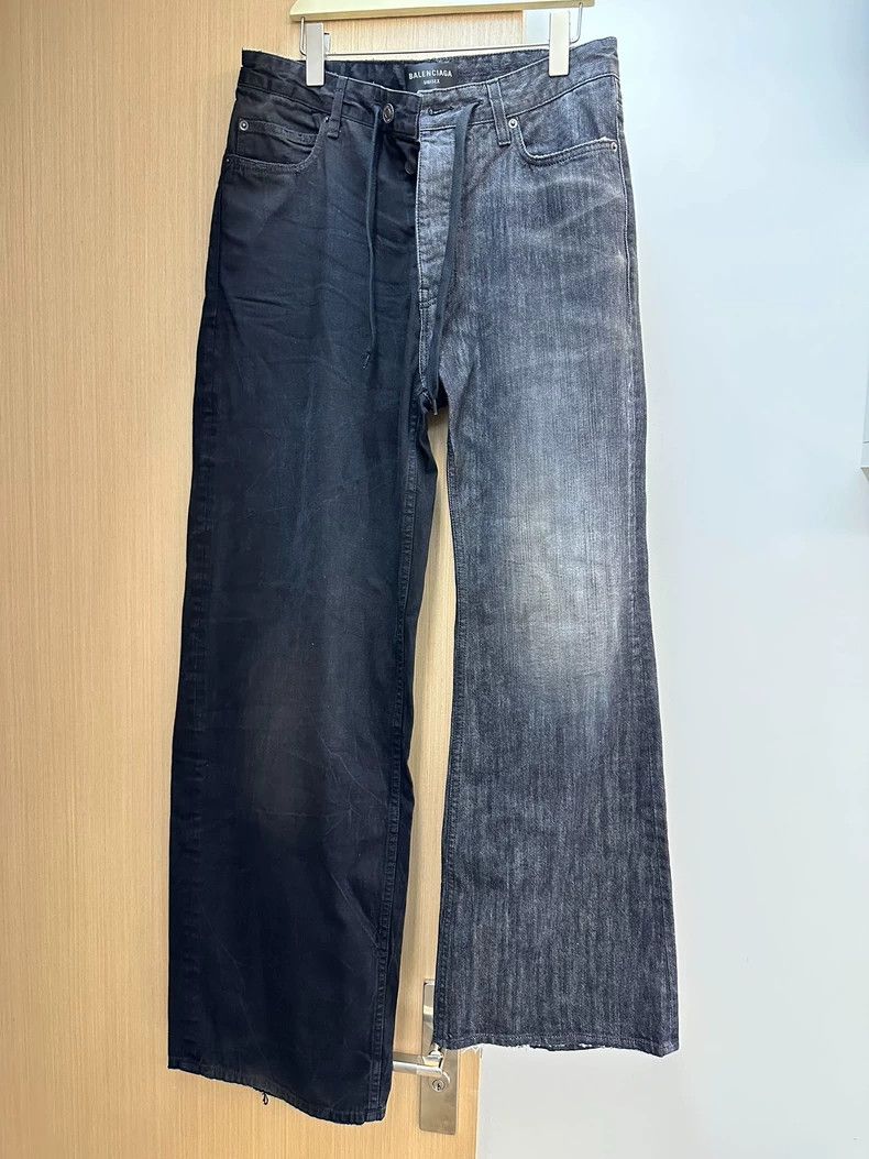 Balenciaga size XS Distressed Denim Pants