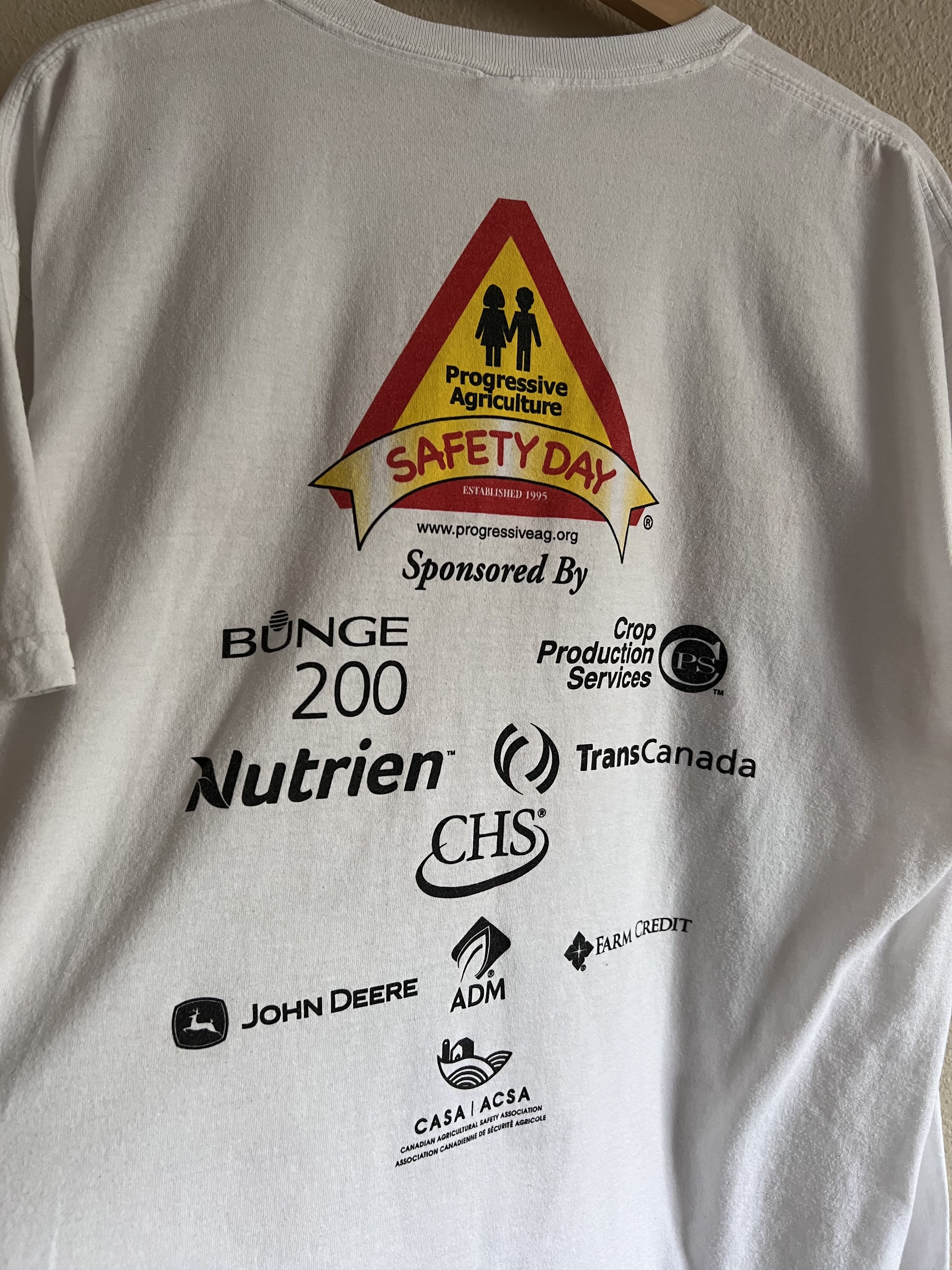 Vintage Y2K Progressive Agriculture Safety Day Tee Size US XL / EU 56 / 4 - 6 Thumbnail