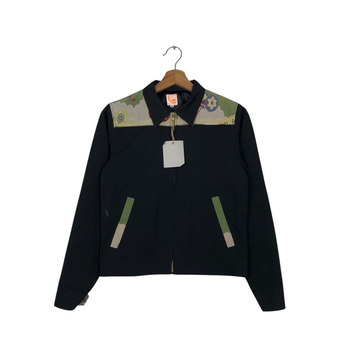 Hysteric Glamour 📌Vintage Cropped Biker Jacket Japanese Aloha Size US XS / EU 42 / 0 - 2 Thumbnail