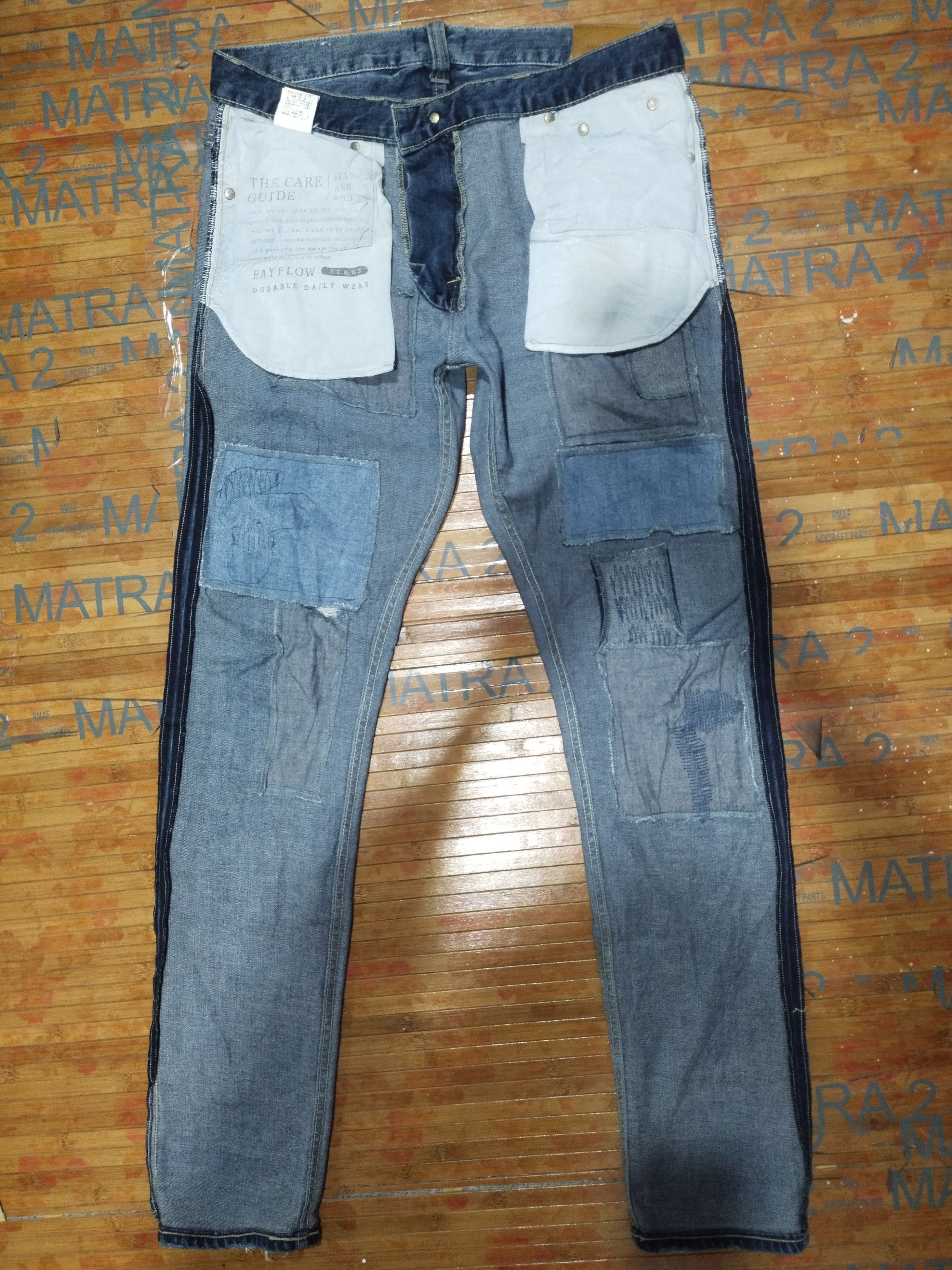 Vintage Bayflow Denim Tapered "Atretchable" Sz 30" Size US 30 / EU 46 - 15 Thumbnail