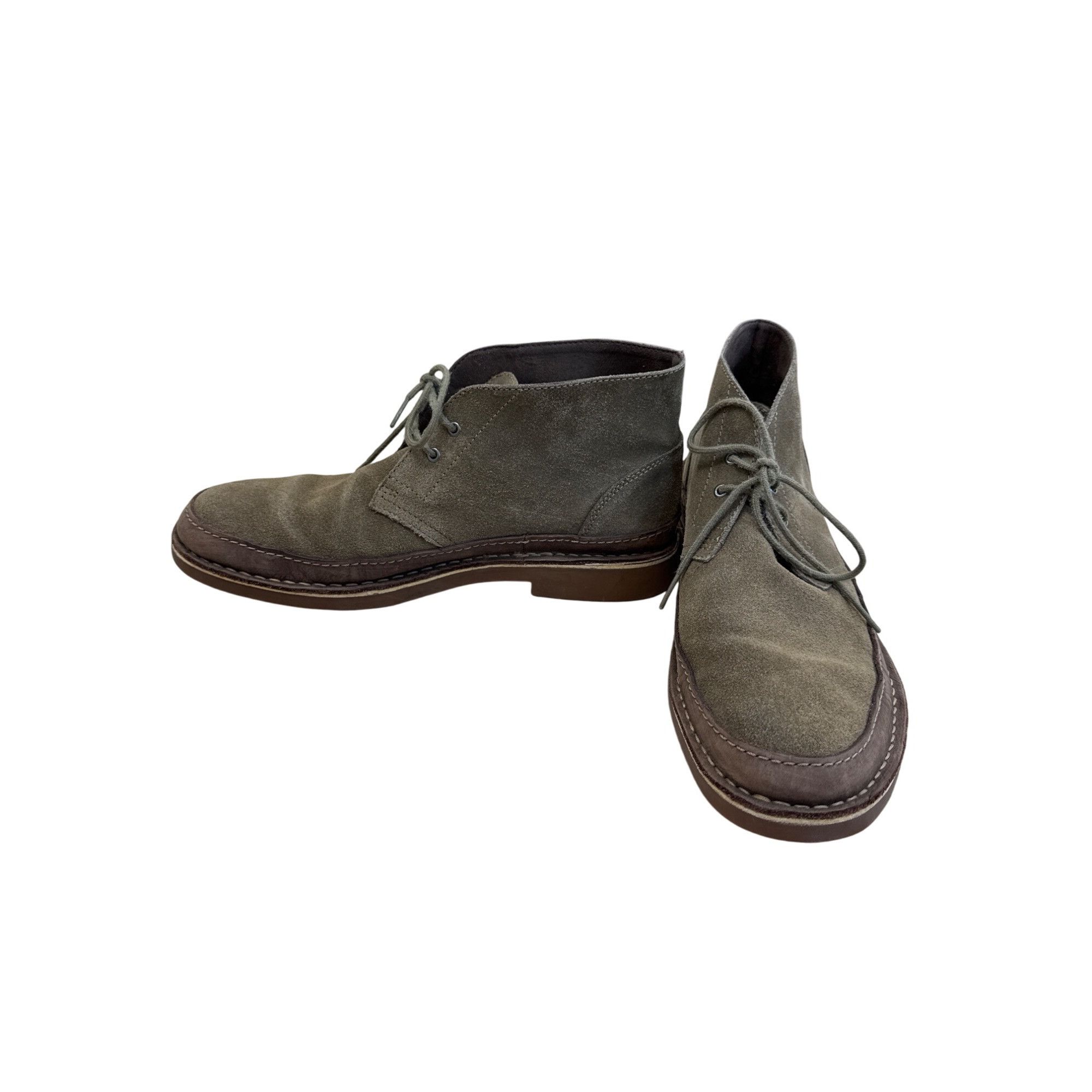 Clarks Mens Clarks Desert Suede green Chukka ankle boots 10M SKU 77 Size US 11 / EU 44 - 2 Thumbnail