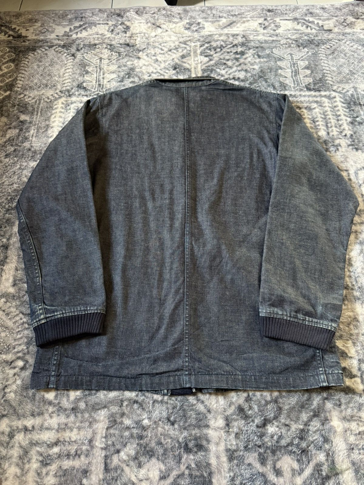 Eternal Vintage Eternal Natural Indigo Dyed Chore Jacket Size US M / EU 48-50 / 2 - 2 Thumbnail