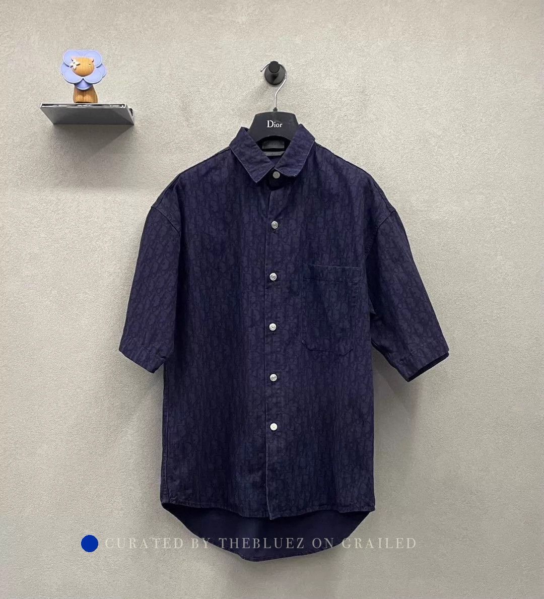 Dior Navy Summer Boyfriend Button-Up Shirt Size US S / EU 44-46 / 1 - 1 Thumbnail
