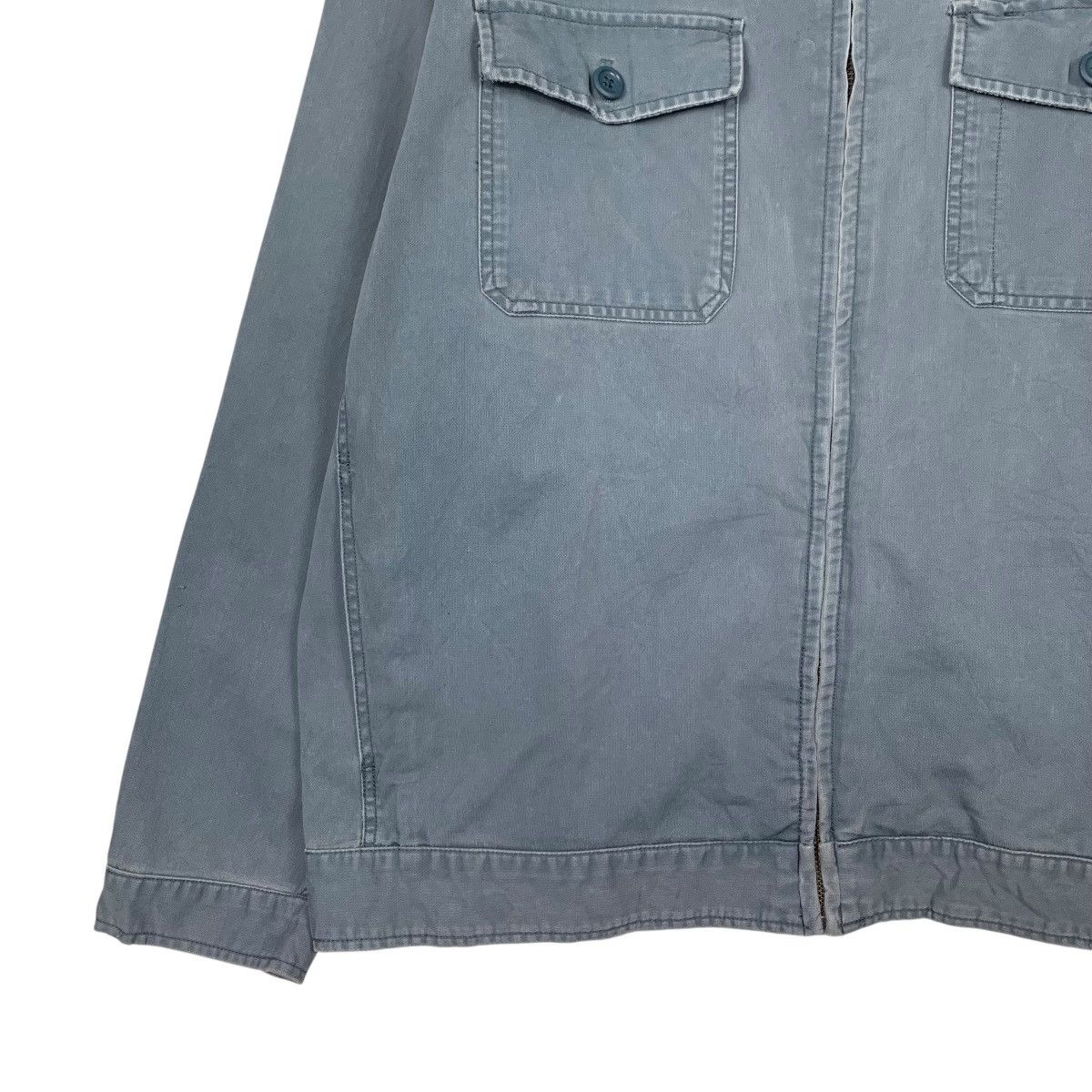 Gap Y2K GAP Workwear Blue Washed Flannel Jacket #2264-C100 Size US XXL / EU 58 / 5 - 3 Thumbnail