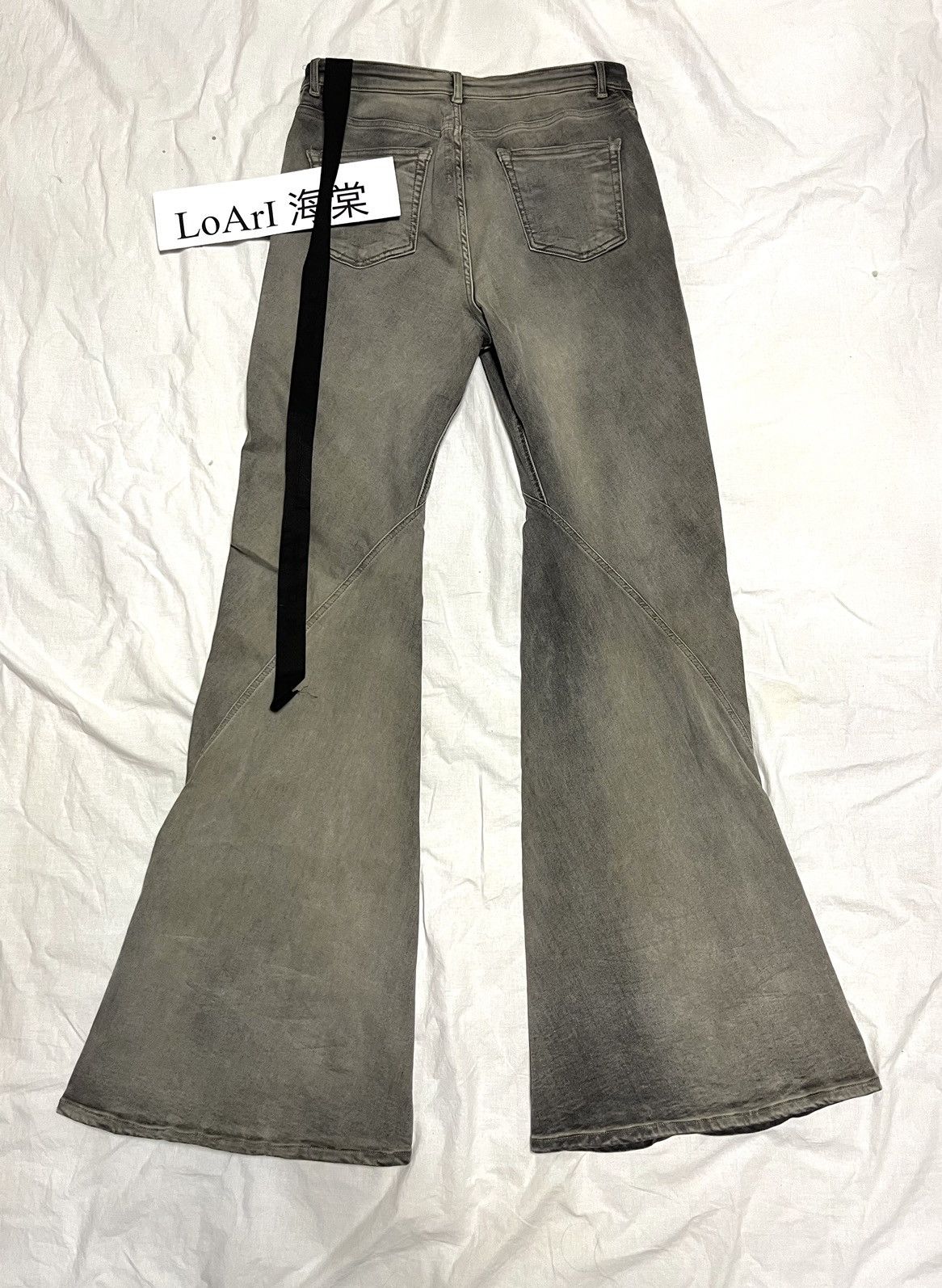 Rick Owens rick owens drkshdw bias bootcuts flared jeans Size US 33 - 2 Thumbnail