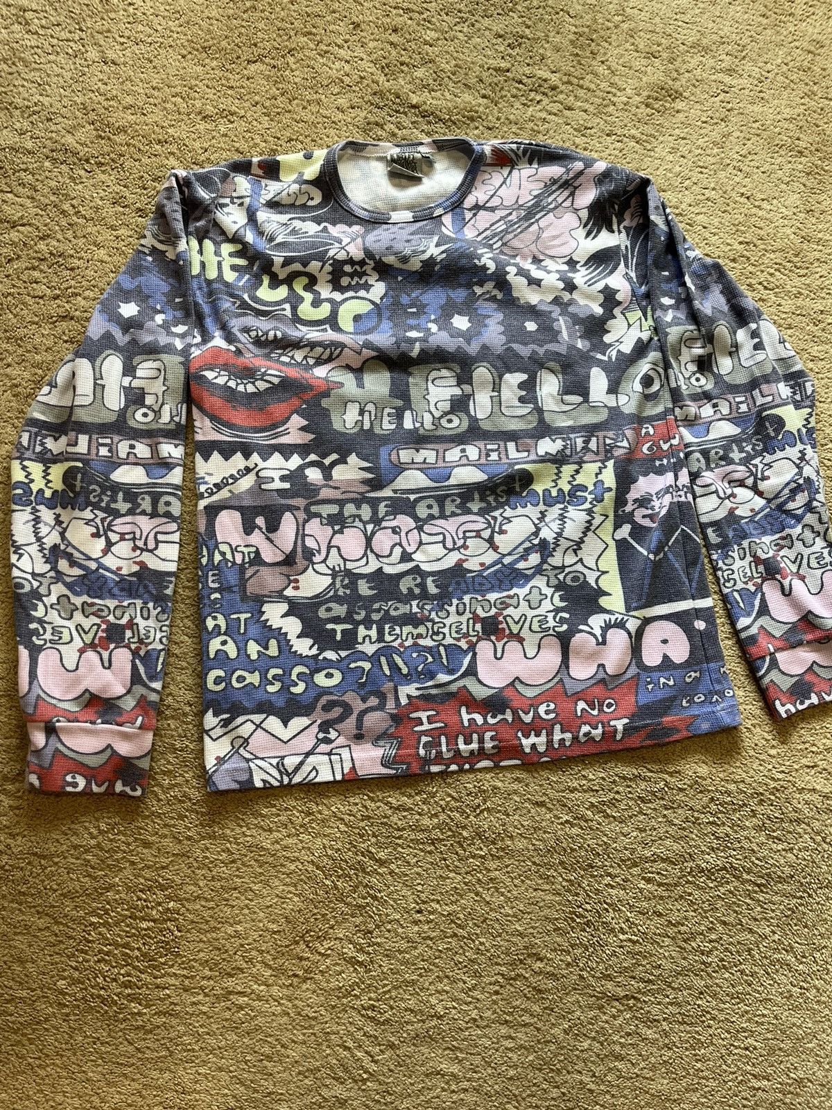 Other Abstract Waffle Knit Thermal Size US L / EU 52-54 / 3 - 2 Thumbnail