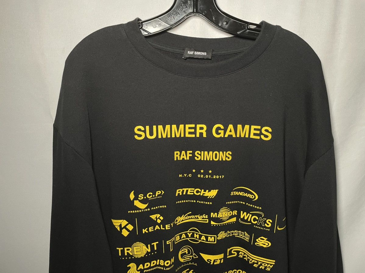 Raf Simons Raf Simons Summer Games Sweatshirt Size US L / EU 52-54 / 3 - 2 Thumbnail