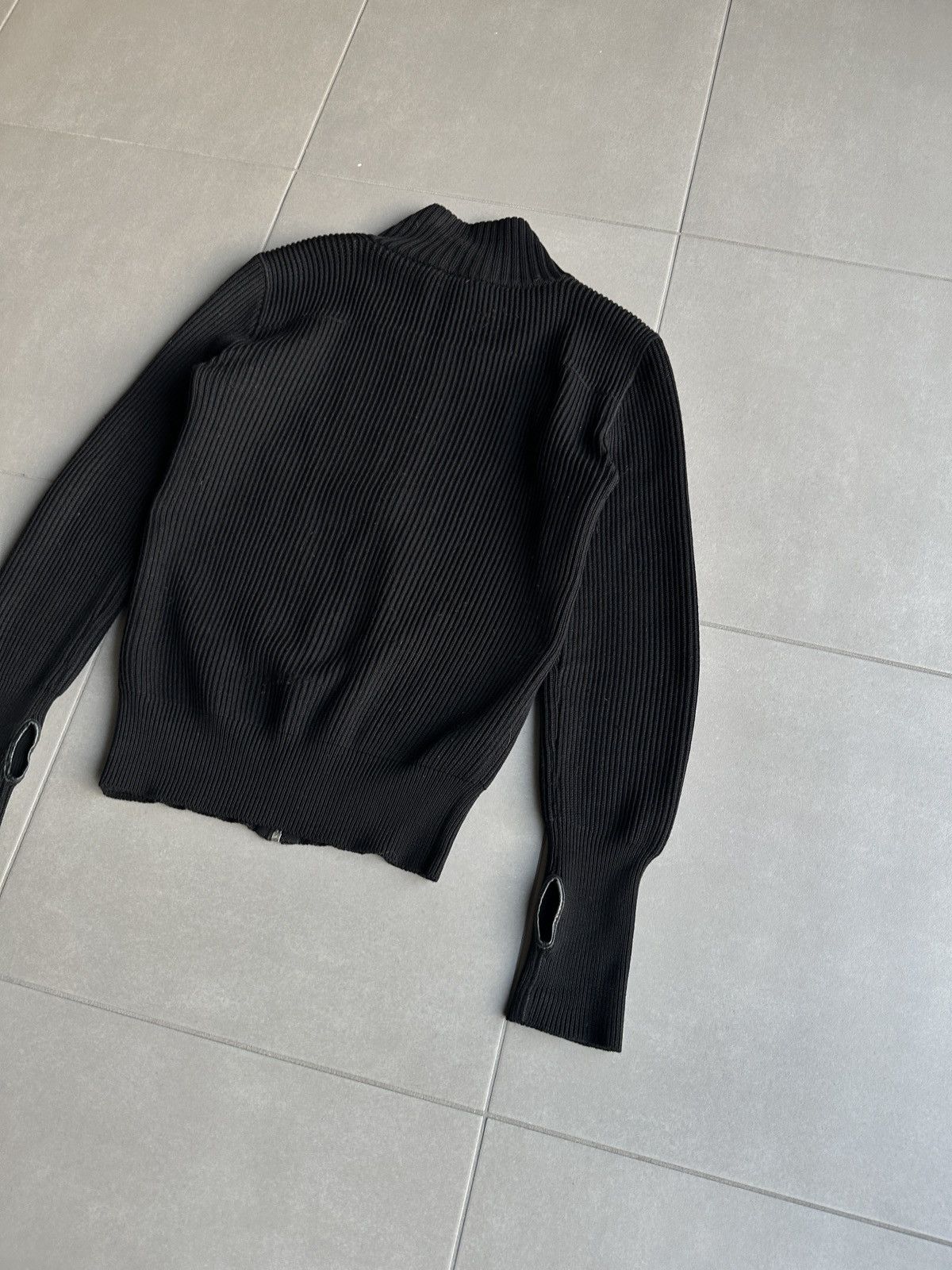 Dior × Hedi Slimane Dior Homme AW07 “Navigate” thumb hole diver knit sweater Size US S / EU 44-46 / 1 - 13 Thumbnail