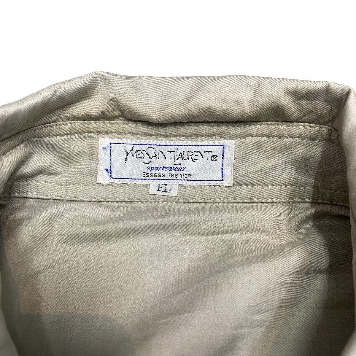 Yves Saint Laurent YVES SAINT LAURENT MINIMAL UTILITY SAFARI JACKET LIGHT BEIGE Size US L / EU 52-54 / 3 - 6 Thumbnail