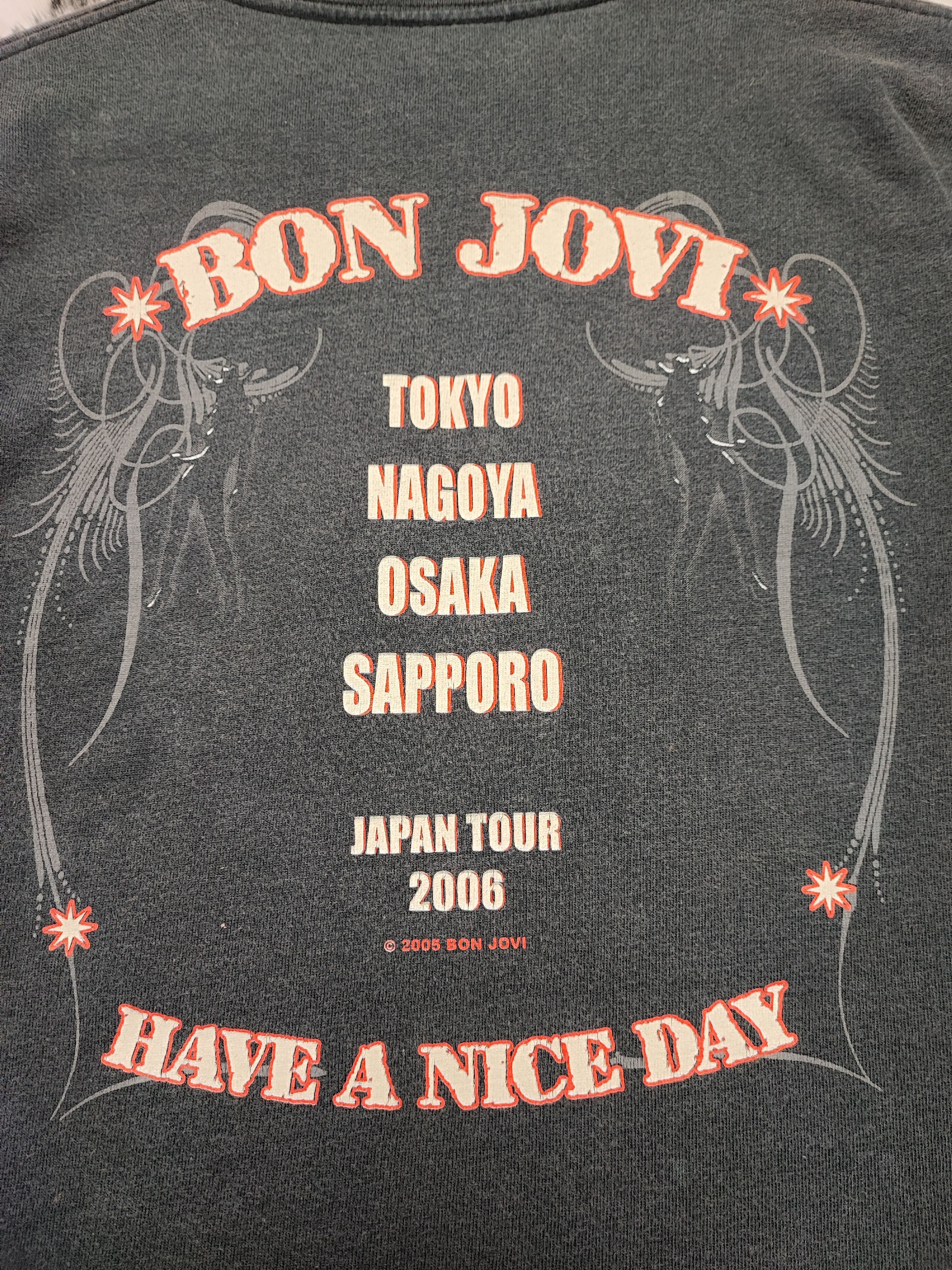 Band Tees × Vintage Vintage Y2K Bon Jovi Tour Have A Nice Day Size US XS / EU 42 / 0 - 11 Thumbnail