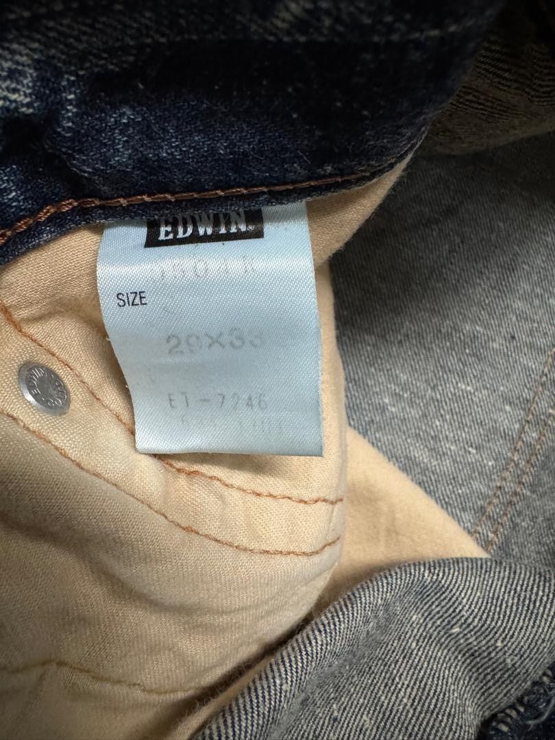 Edwin 💥BAGGY💥90's EDWIN 504R SAND WASHED INSANE DISTRESSED GRUNGE Size US 30 / EU 46 - 13 Thumbnail