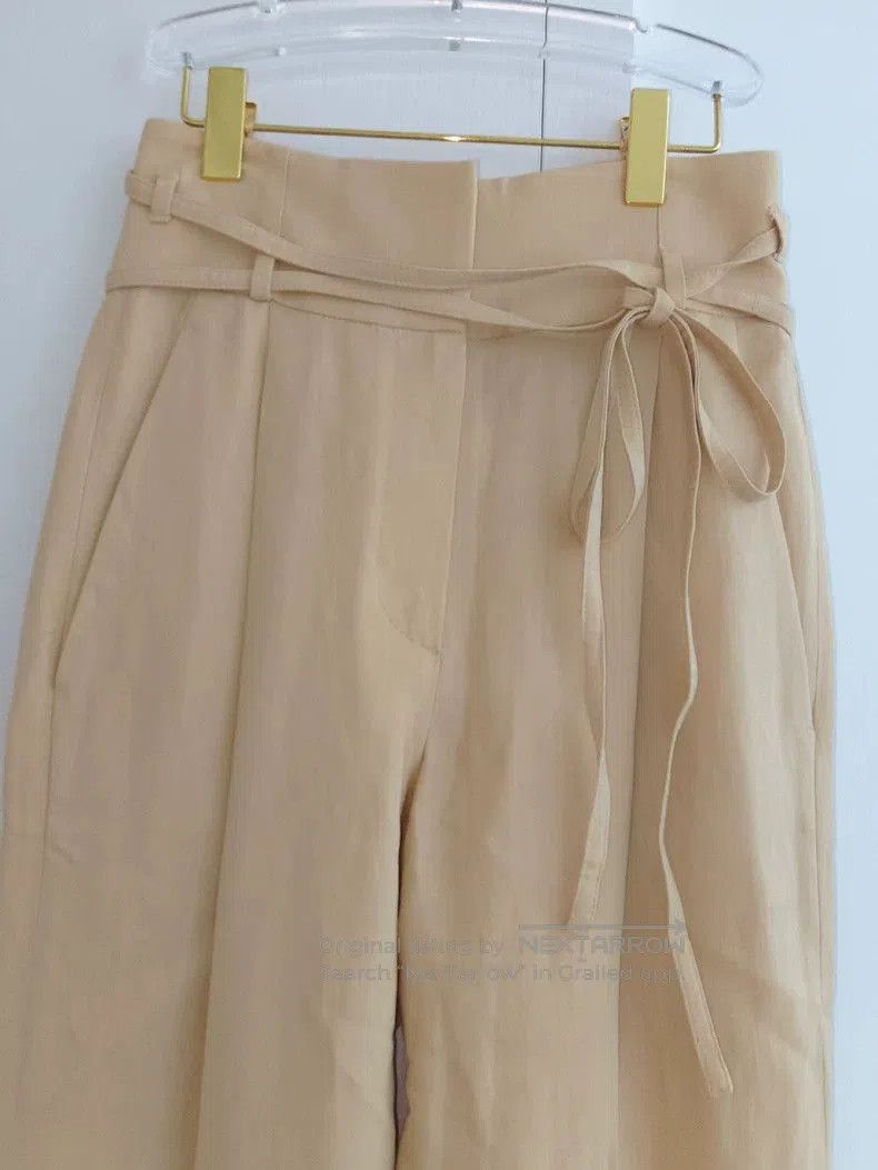 Brunello Cucinelli Brunello Cucinelli High-Waist Linen Pants. Size US 40 / EU 56 - 4 Thumbnail