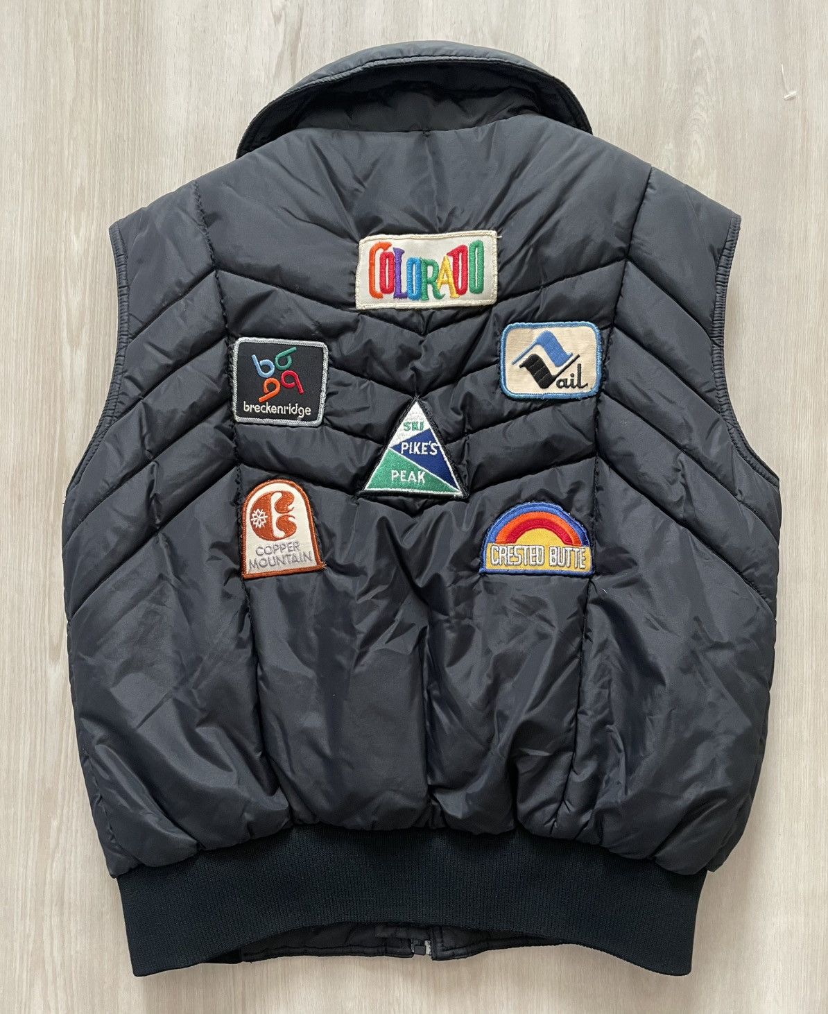 Vintage Vintage Skyr Ski Puffer Vest With 13 Patch Collection Sz M Size M / US 6-8 / IT 42-44 - 3 Thumbnail