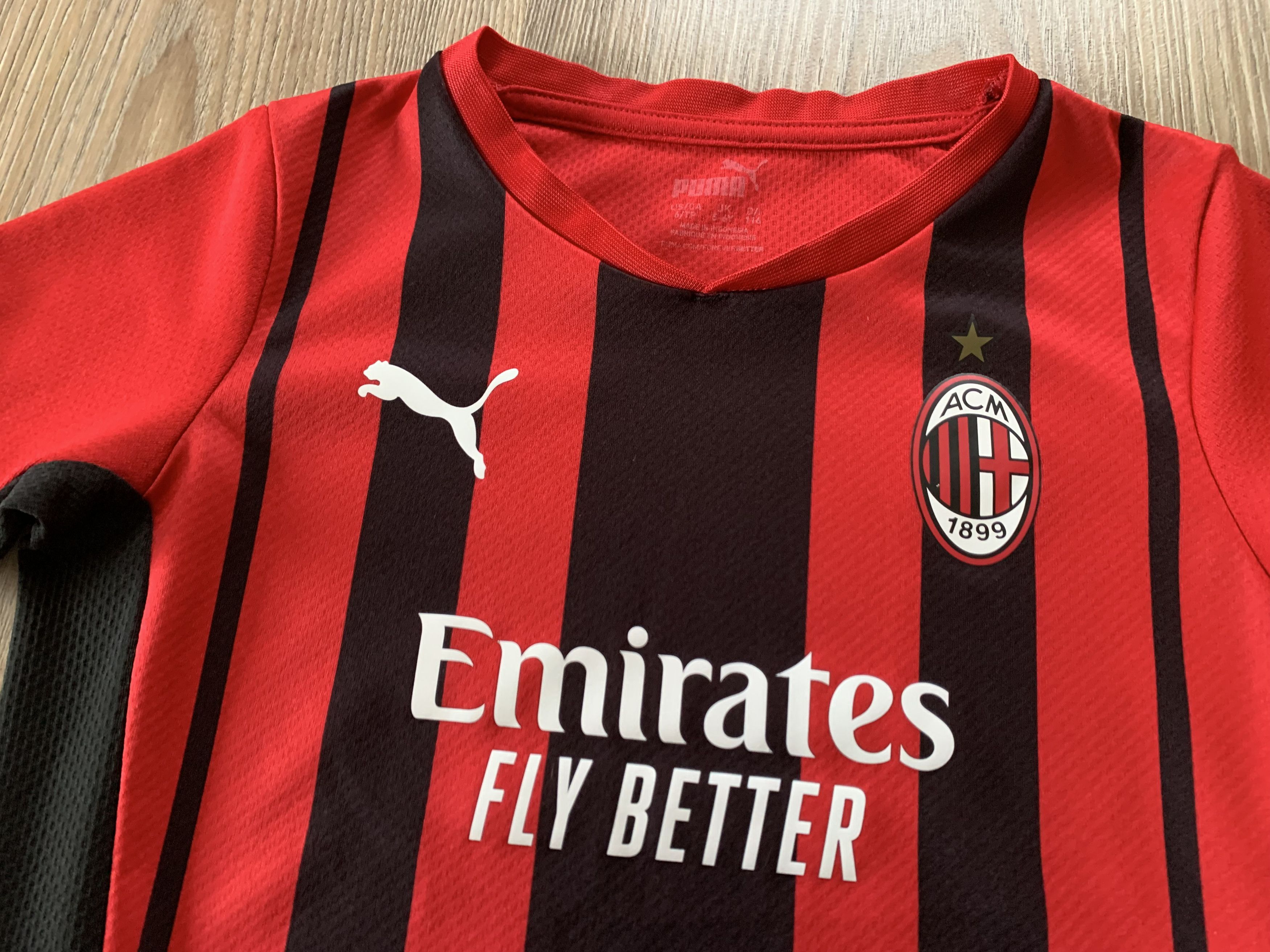 Puma Kids Puma Milan Jersey 2021-2022 Size US XXS / EU 40 - 4 Thumbnail
