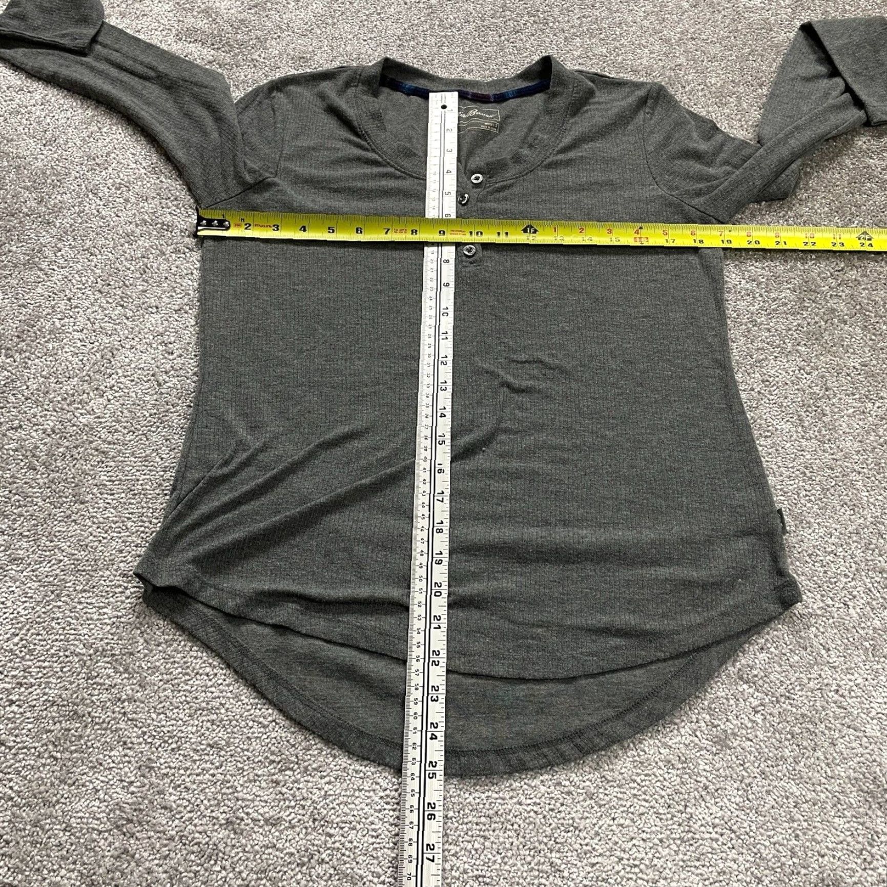 Eddie Bauer Eddie Bauer Henley Sleepwear Shirt Womens Small Gray Button Long Sleeve Stretch Size S / US 4 / IT 40 - 7 Thumbnail