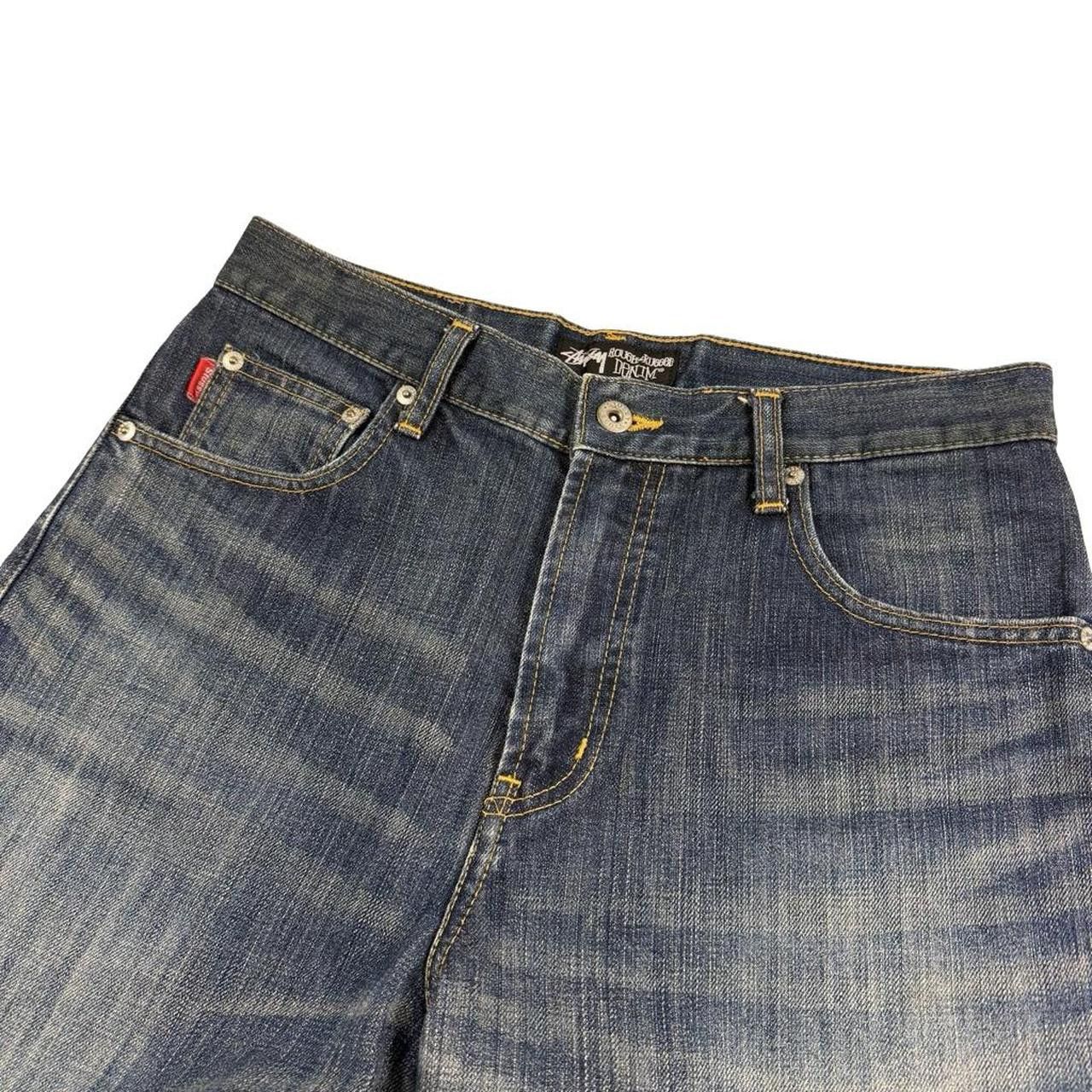 Stussy Vintage 2000s Stussy Embroidered Logo Jeans - Waist: 30” Size US 30 / EU 46 - 5 Thumbnail