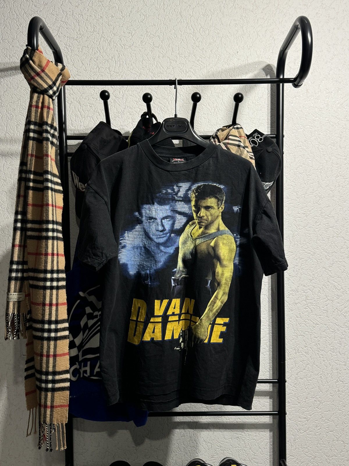 Band Tees Van Damme vintage graphic T-shirt black Size US L / EU 52-54 / 3 - 1 Thumbnail