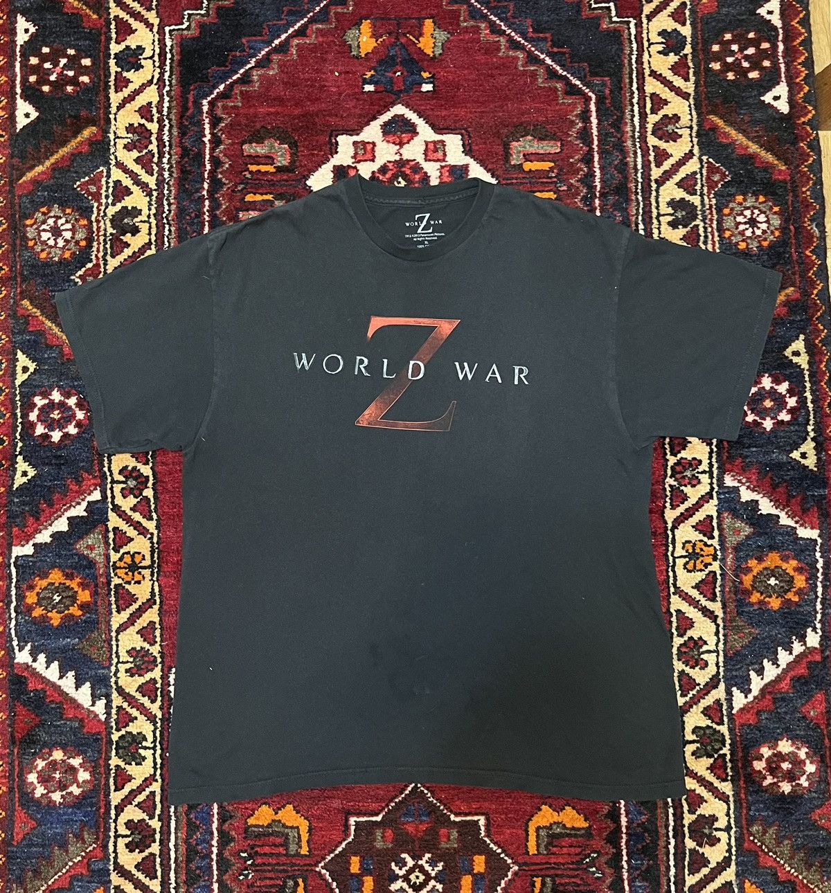 Vintage World War Z T Shirt Original Merch Size US XL / EU 56 / 4 - 1 Thumbnail