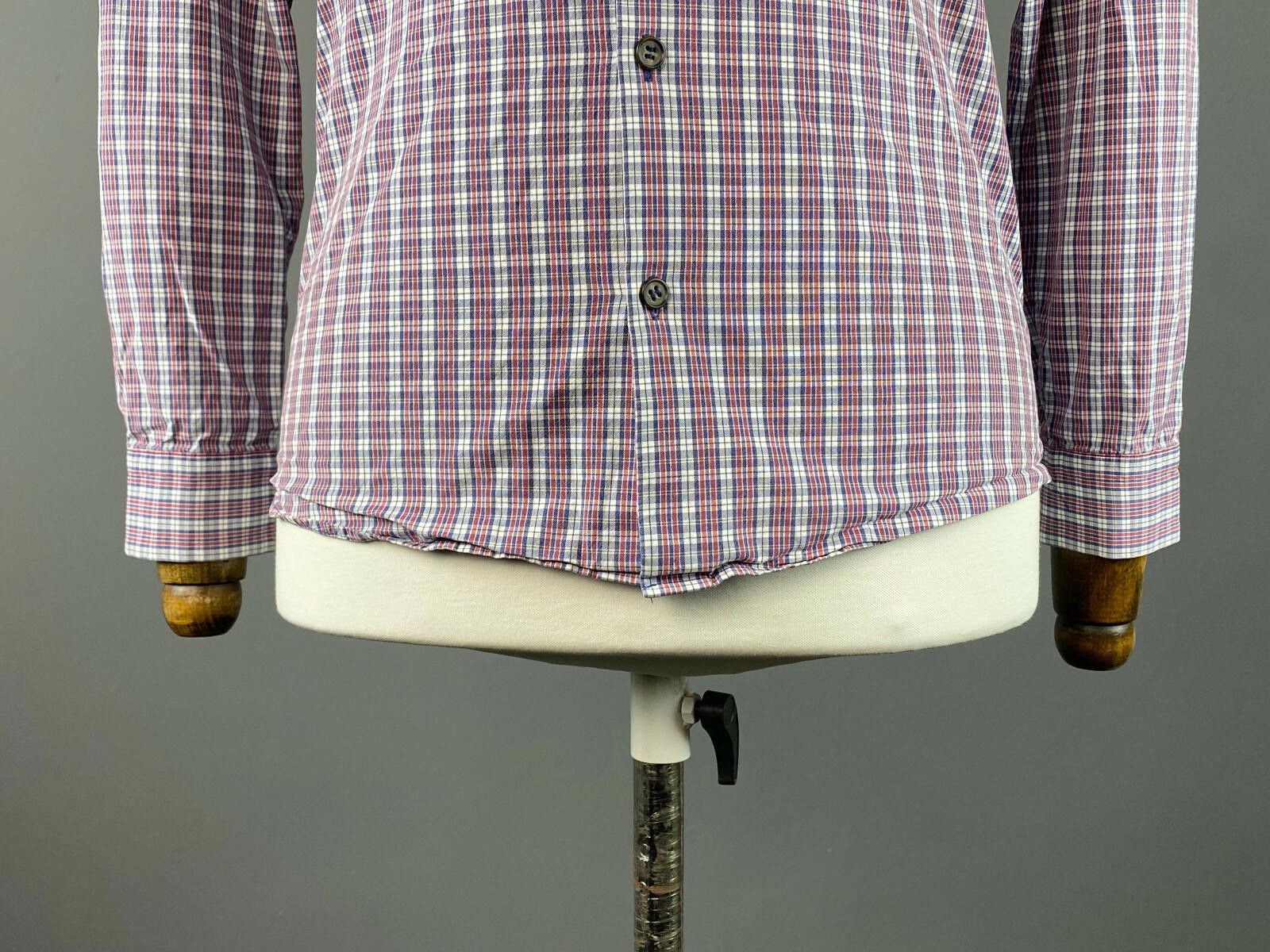 A.P.C. Men A.P.C. Multicolor Check Button Down Shirt Size S Size US S / EU 44-46 / 1 - 3 Thumbnail
