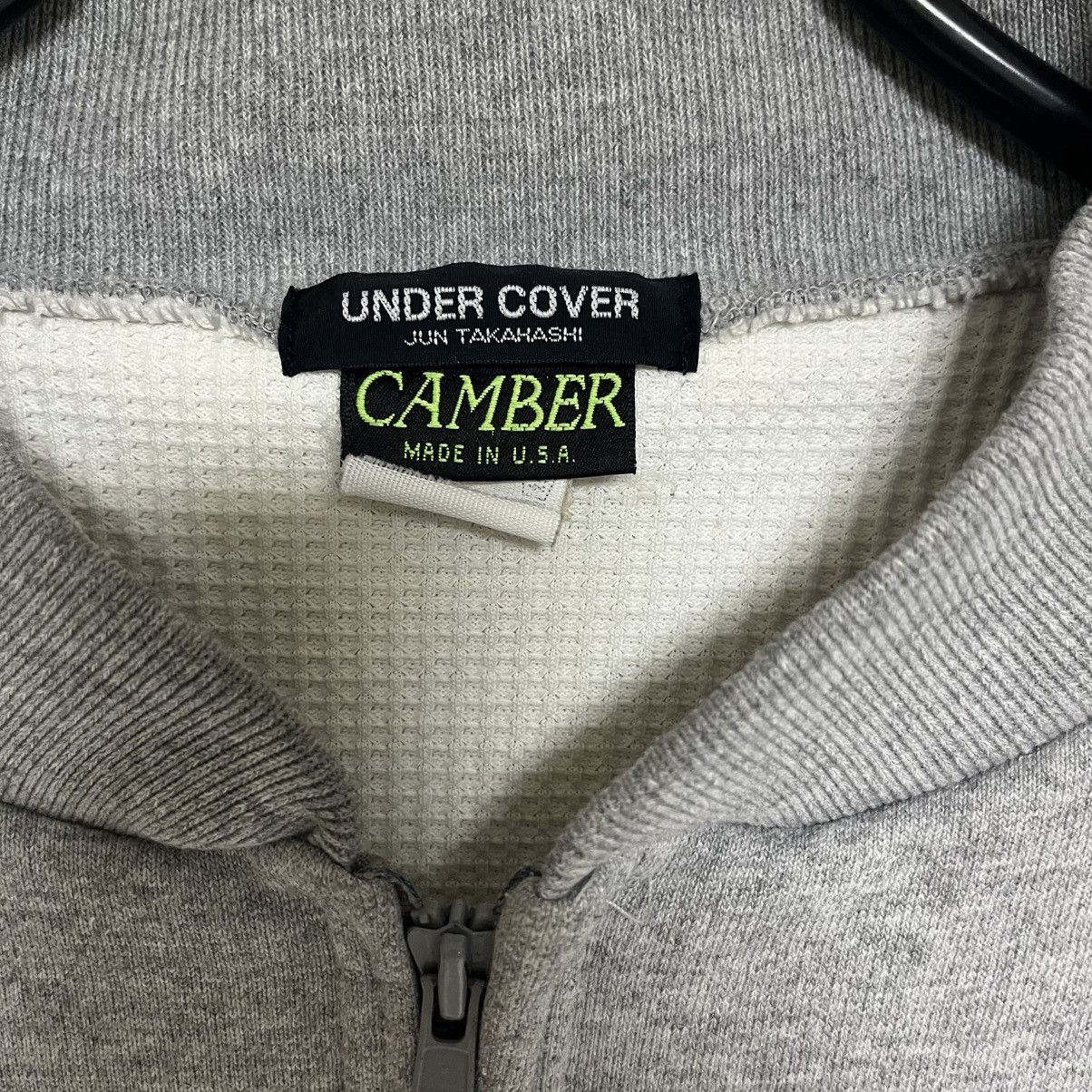 Undercover 02SS WAFFLE THERMAL ZIPPED GRAFFITI VARSITY JACKET Size US L / EU 52-54 / 3 - 5 Thumbnail