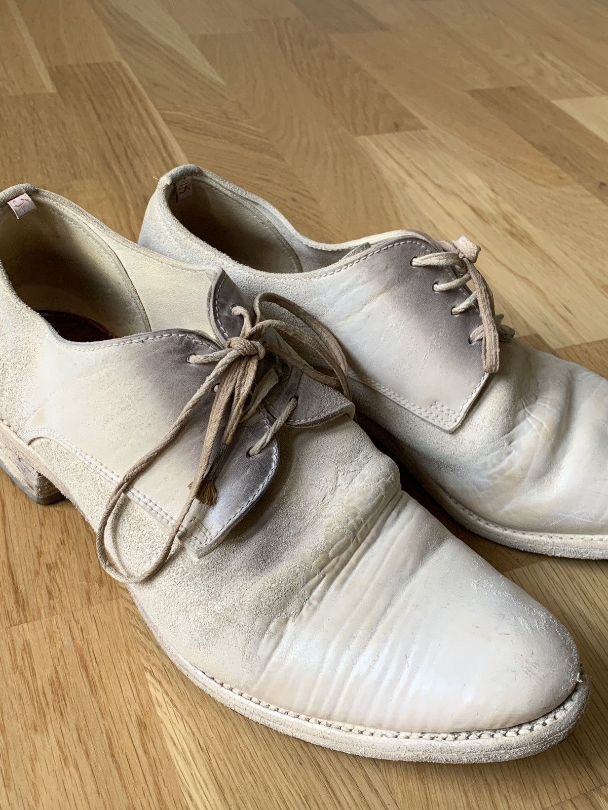 Carol Christian Poell CCP Cordovan leather Derbies Off White Size 8 Size US 10 / EU 43 - 4 Thumbnail