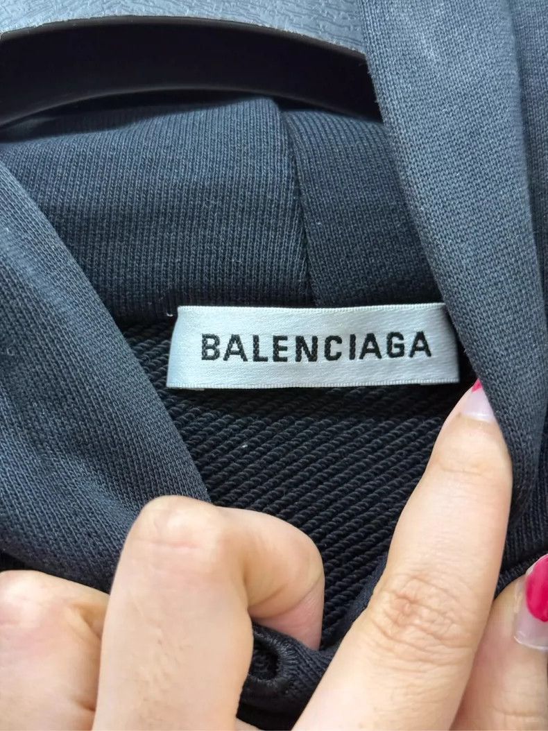 Balenciaga Balenciaga Wheat ear letter Logo hoodie M code Size XS / US 0-2 / IT 36-38 - 4 Thumbnail