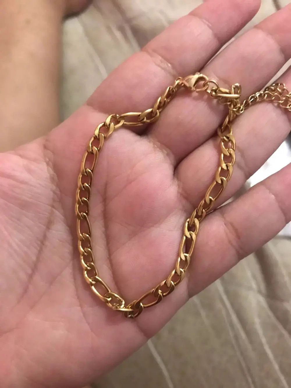 Jewelry Classic Figaro Chain Bracelet Size ONE SIZE - 4 Thumbnail