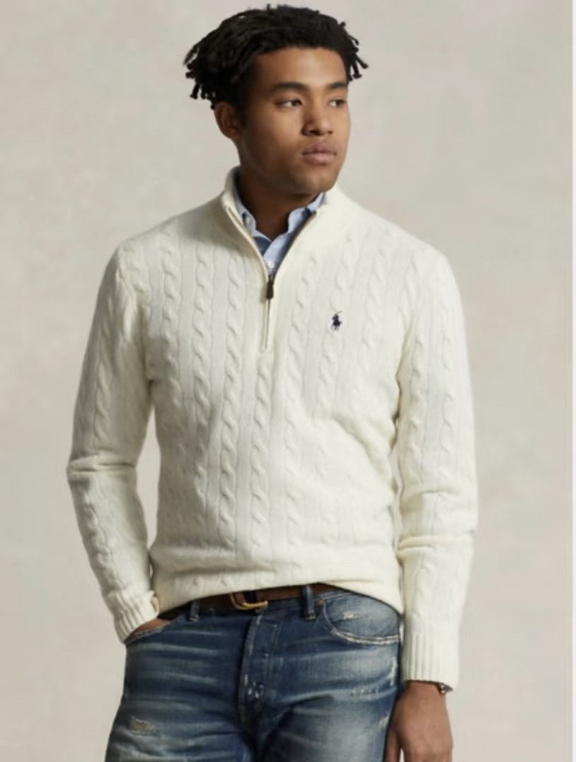 Polo Ralph Lauren Ralph Lauren Cable-Knit Wool-Cashmere Jumper Size US M / EU 48-50 / 2 - 1 Thumbnail