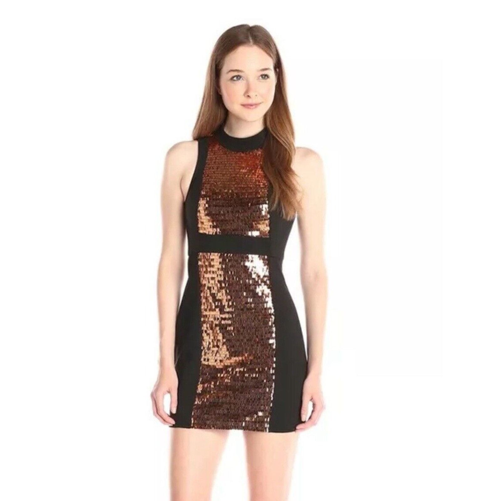 SALE!【BCBG MAXAZRIA】Black Karella Sequined Cocktail Dress BCBGMAXAZRIA Black Karella Sequined Cocktail Dress - Runway