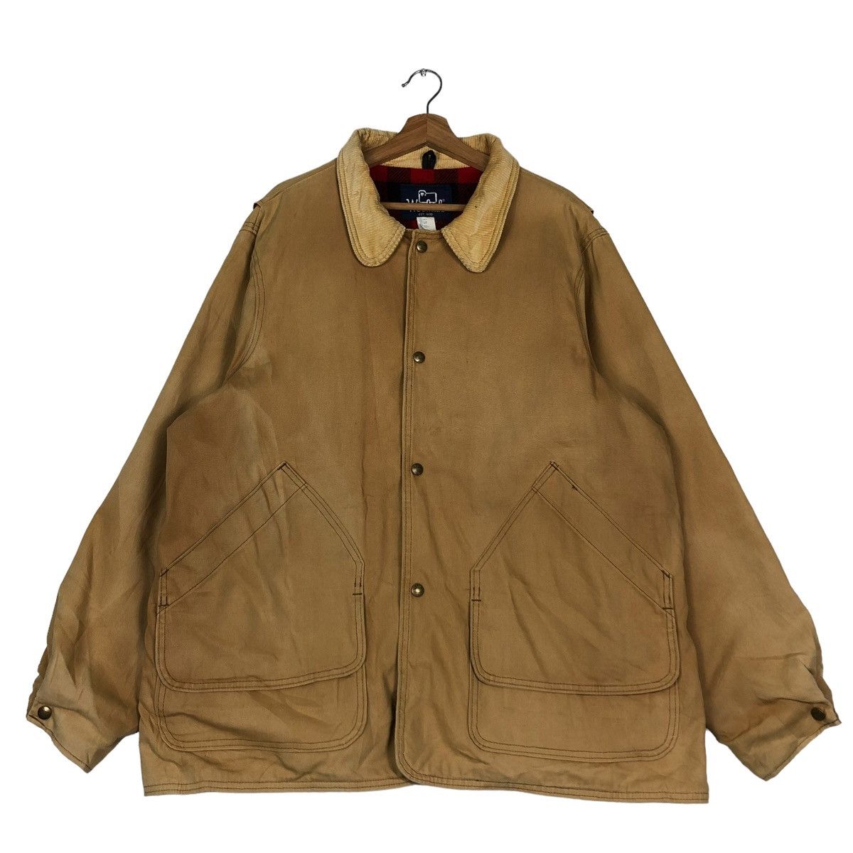 Vintage 🔥VINTAGE 60’s CHORE JACKET WOOLRICH USA BLANKET LINING Size US XL / EU 56 / 4 - 2 Thumbnail