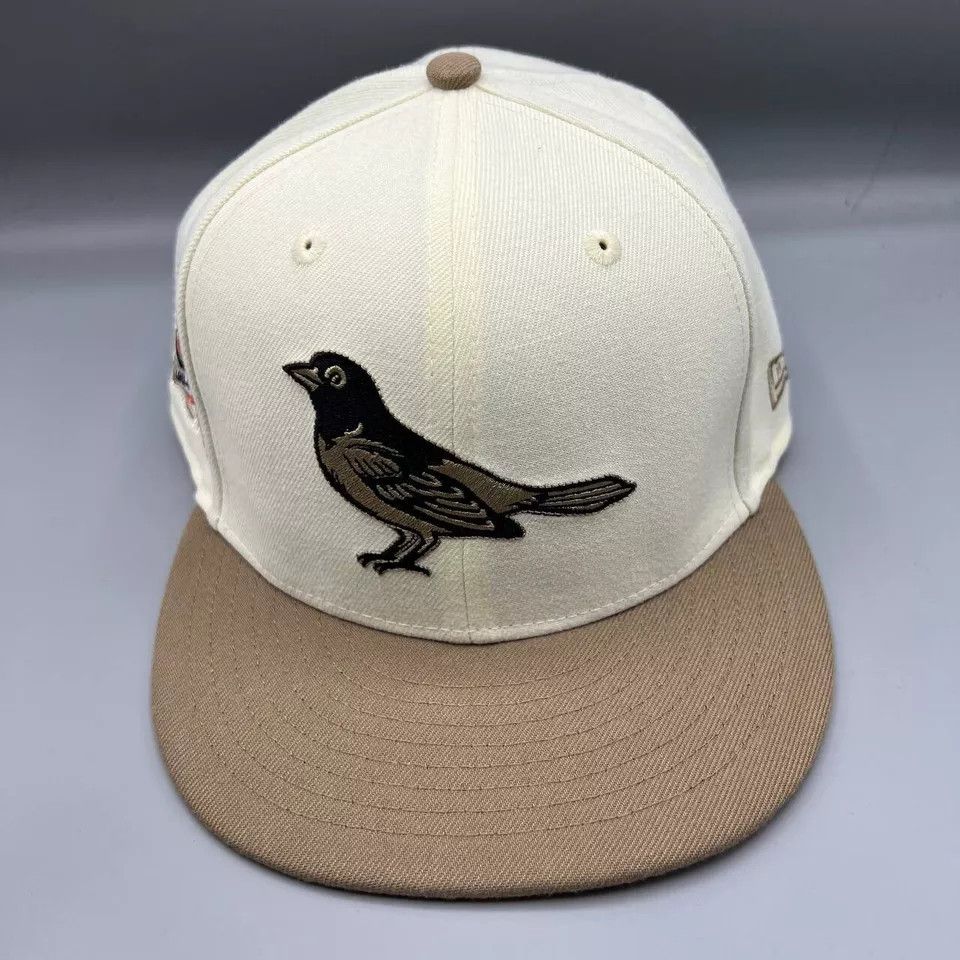 New Era Baltimore Orioles Hat Men 7 5/8 59Fifty New Era MLB Fitted Size ONE SIZE - 2 Thumbnail