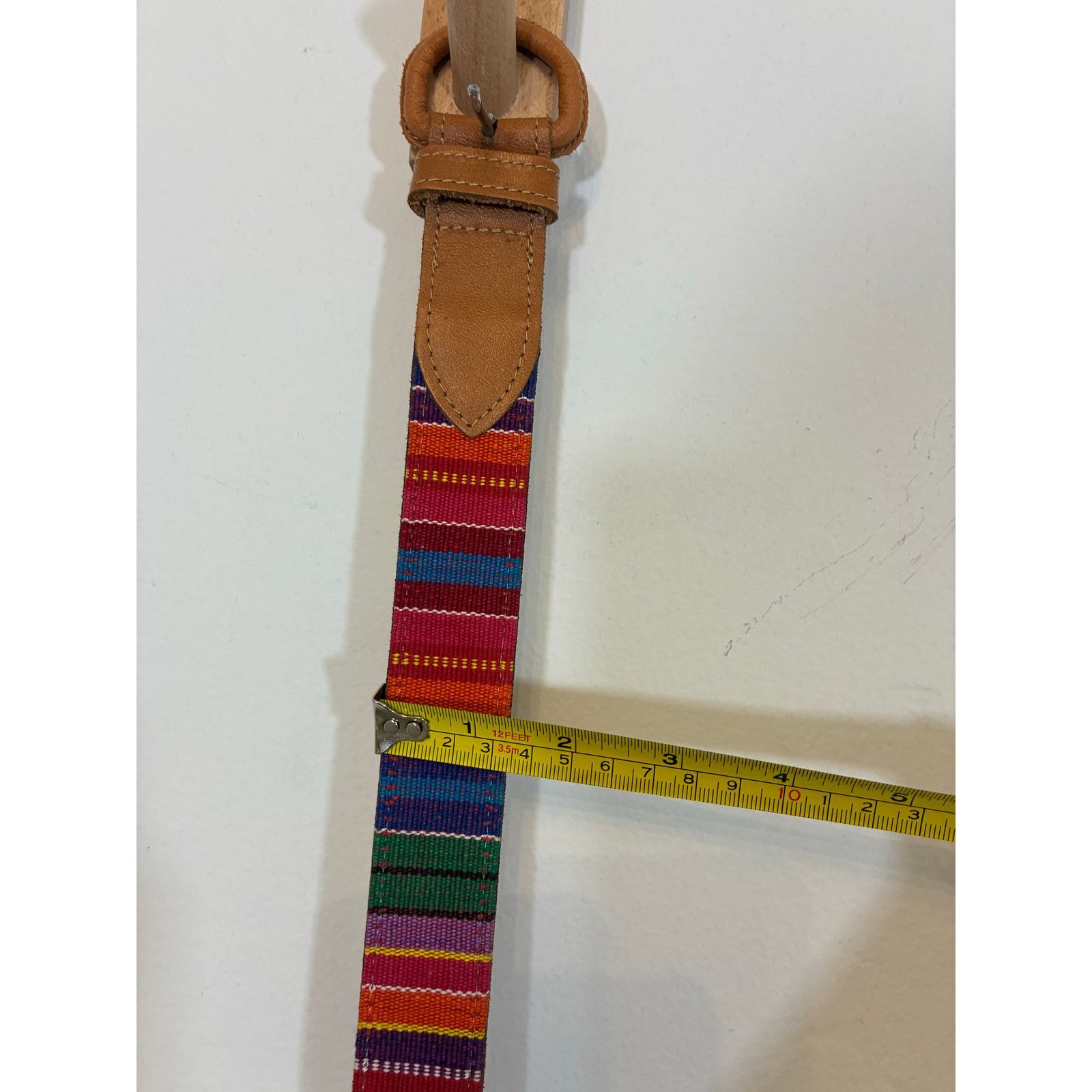 Other Colorful Woven Guatemalan S Concho Belt RainbowWoodstock Size ONE SIZE - 9 Thumbnail