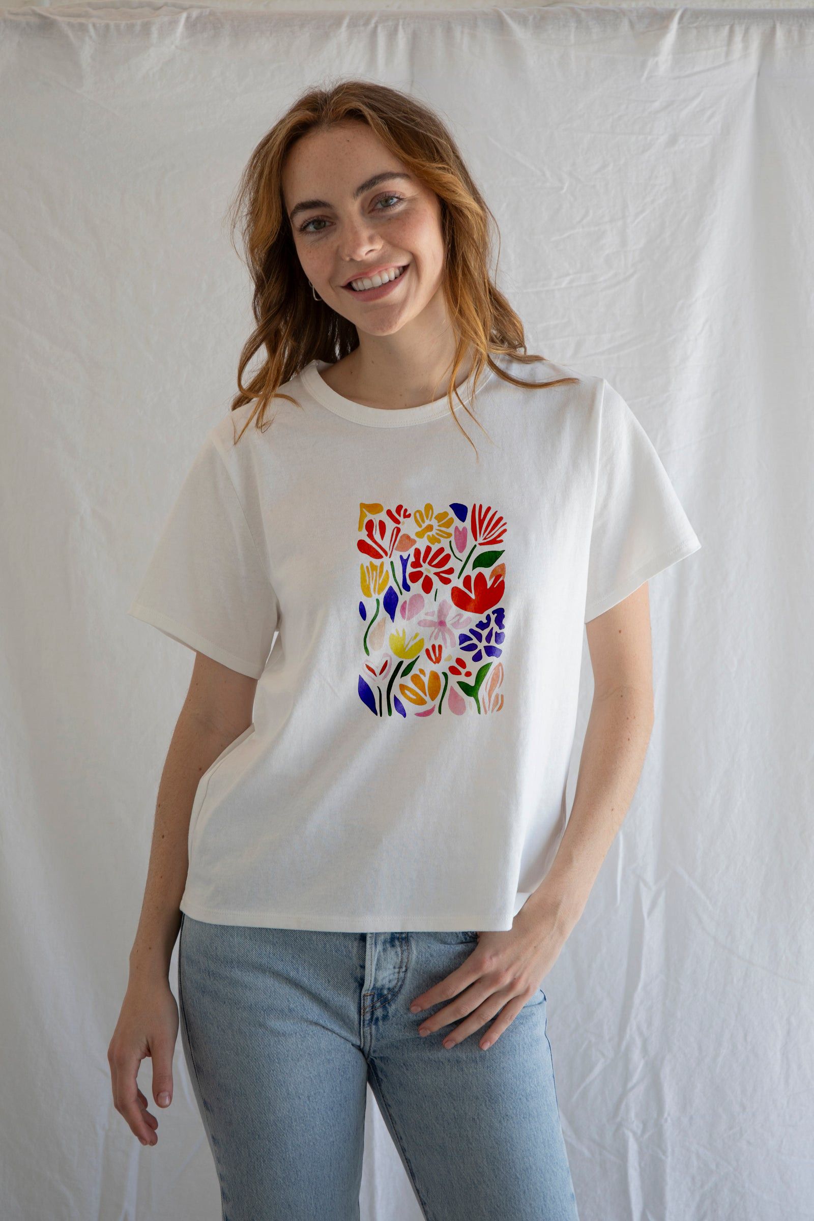 Designer × Vintage The Garden Tee – Bloom Boldly Size S / US 4 / IT 40 - 1 Thumbnail
