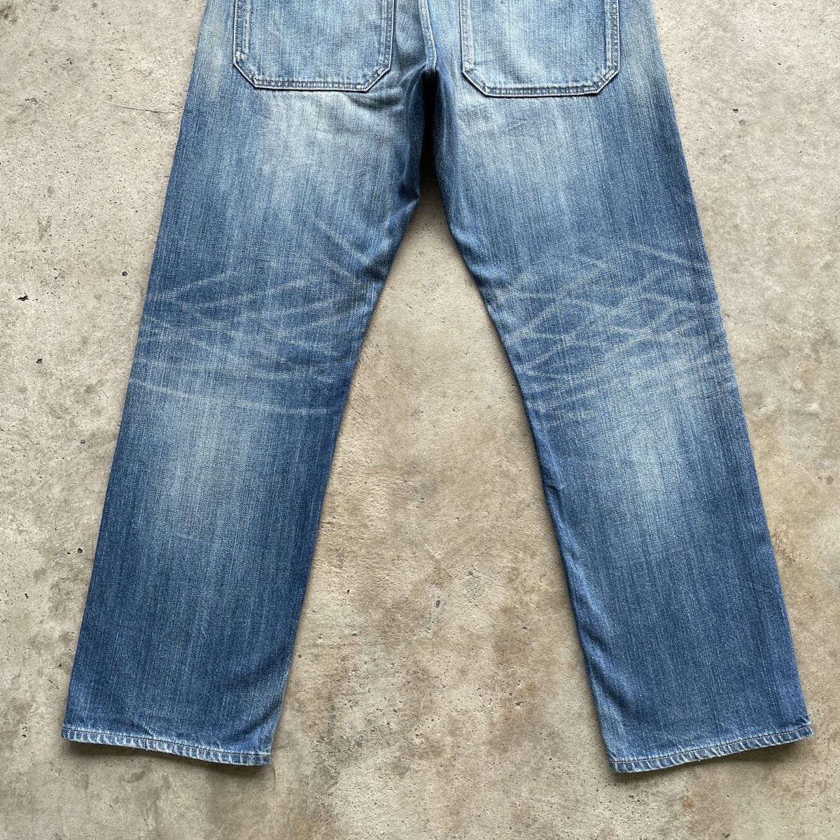 Japanese Brand × Jean × Vintage W30x30💥 Vintage Japanese Brand Faded Denim Jeans Pants Size US 30 / EU 46 - 10 Thumbnail