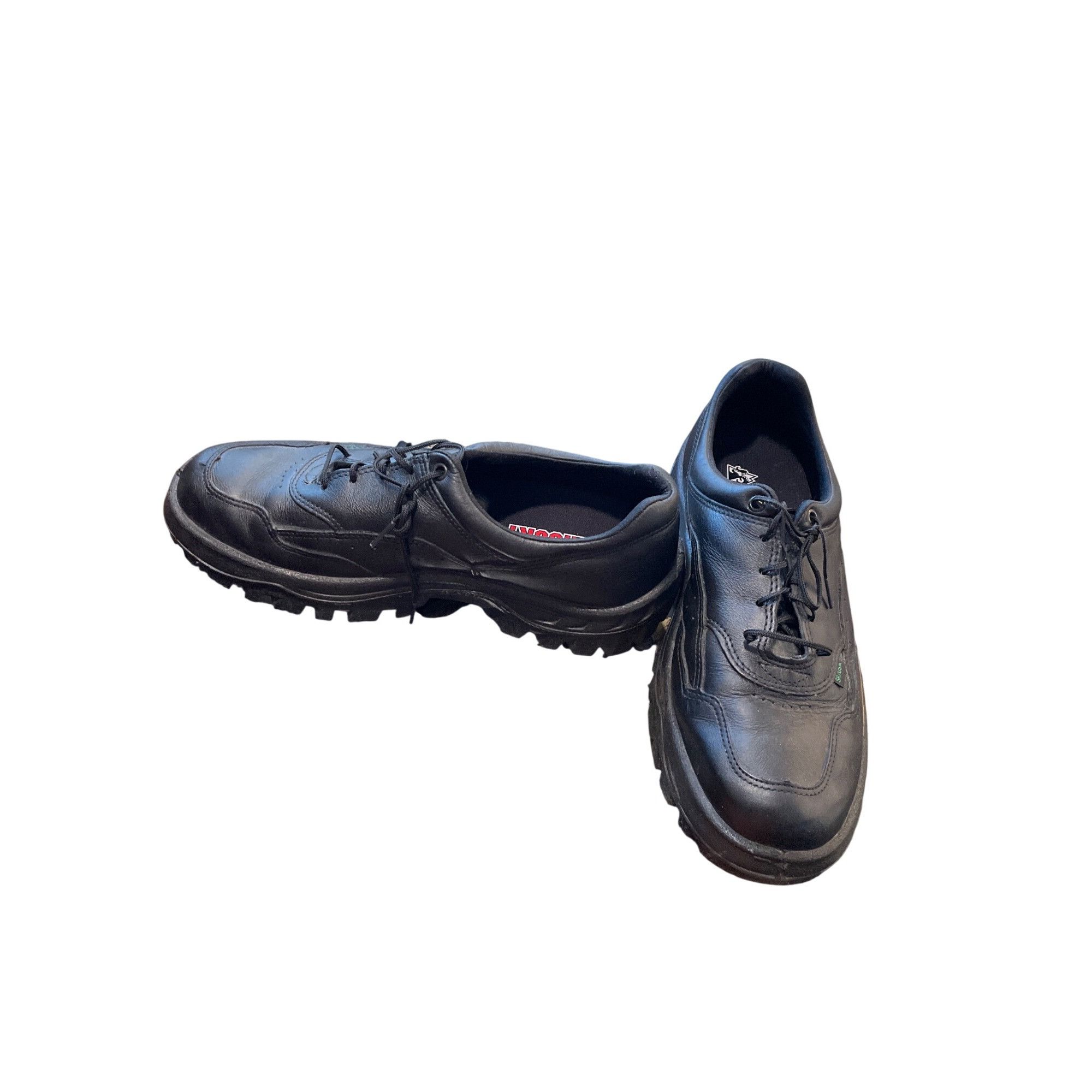 Other Rocky 5001 USPS postal mens black leather slip resist shoes Size US 12 / EU 45 - 2 Thumbnail