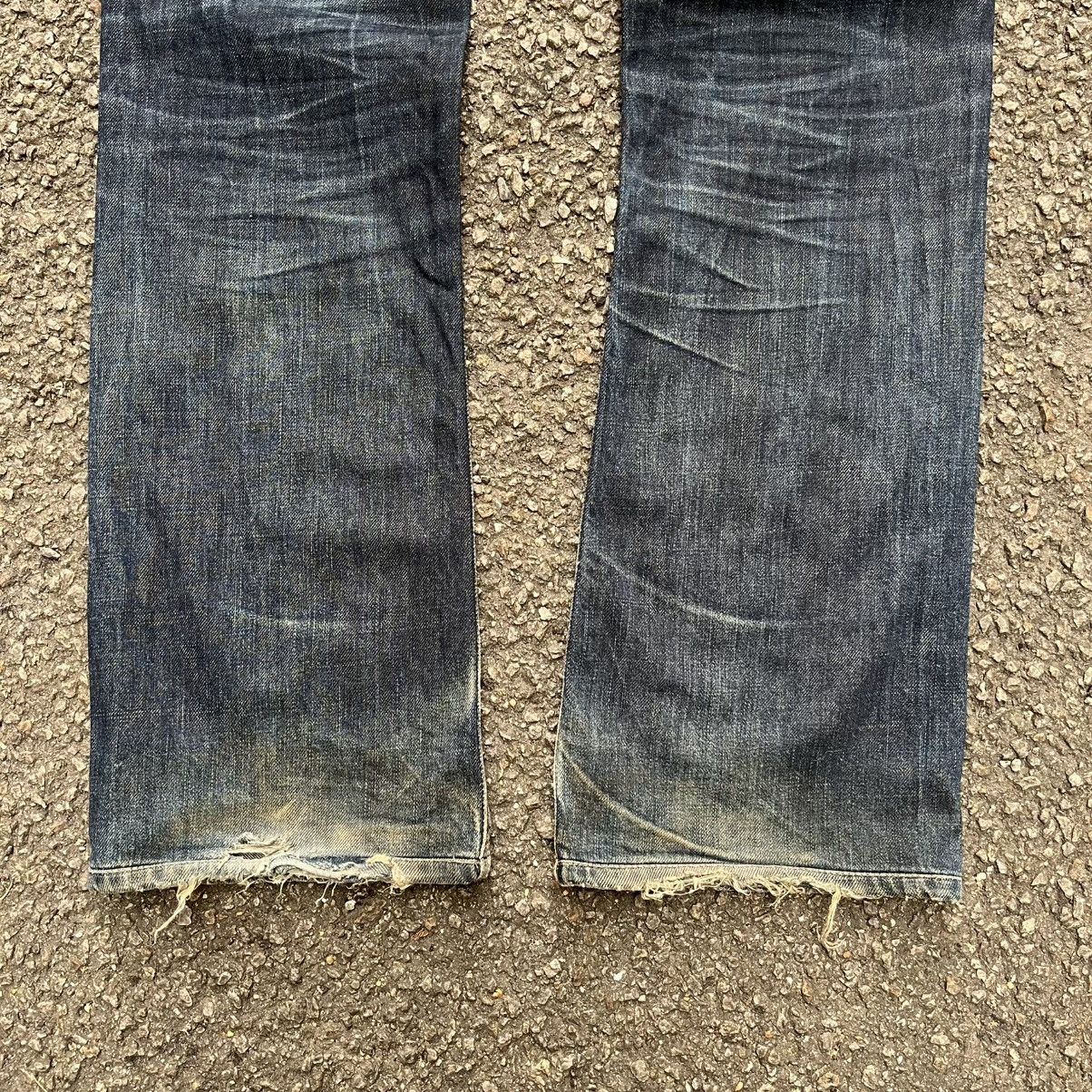 Hysteric Glamour Flare Jeans Diesel Faded Rusty Distressed Boot Cut Denim Size US 30 / EU 46 - 11 Thumbnail