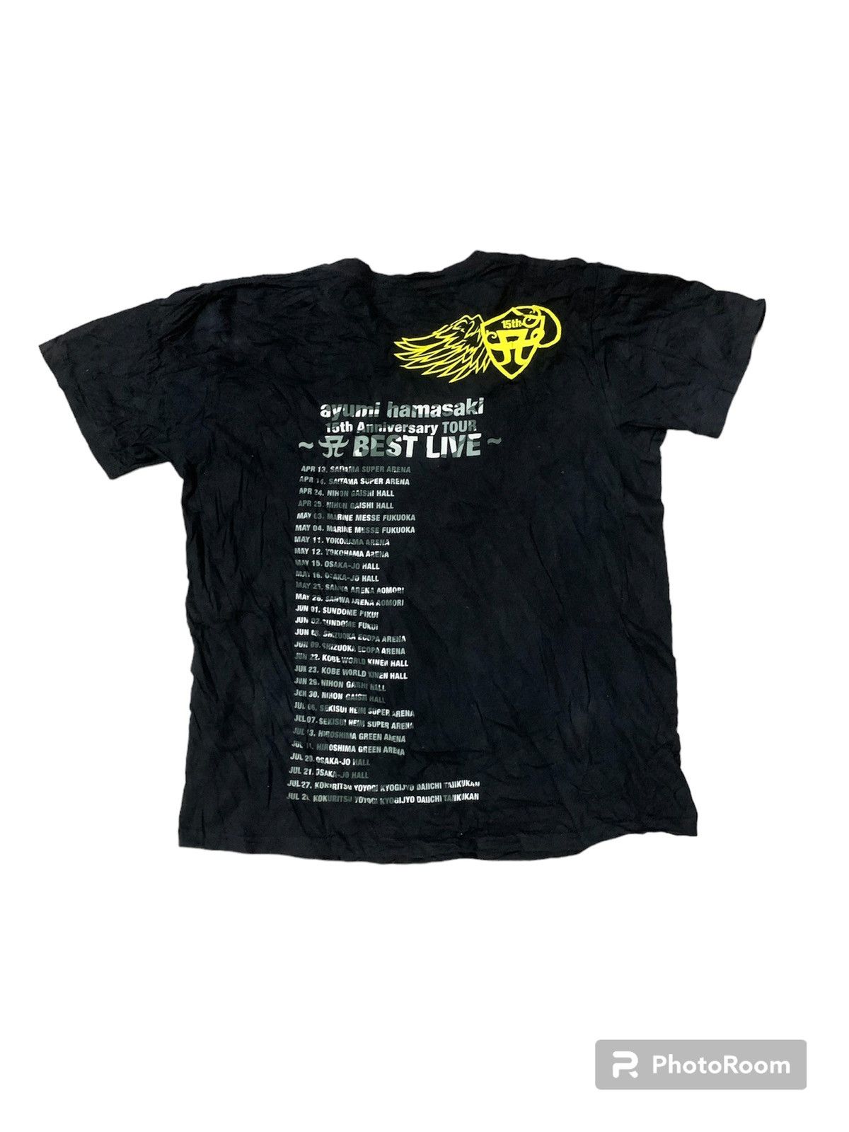 Band Tees × Japanese Brand × Vintage Ayumi Hamasaki 15th Anniversary Tour 2013 Promo Tee Size US M / EU 48-50 / 2 - 2 Thumbnail