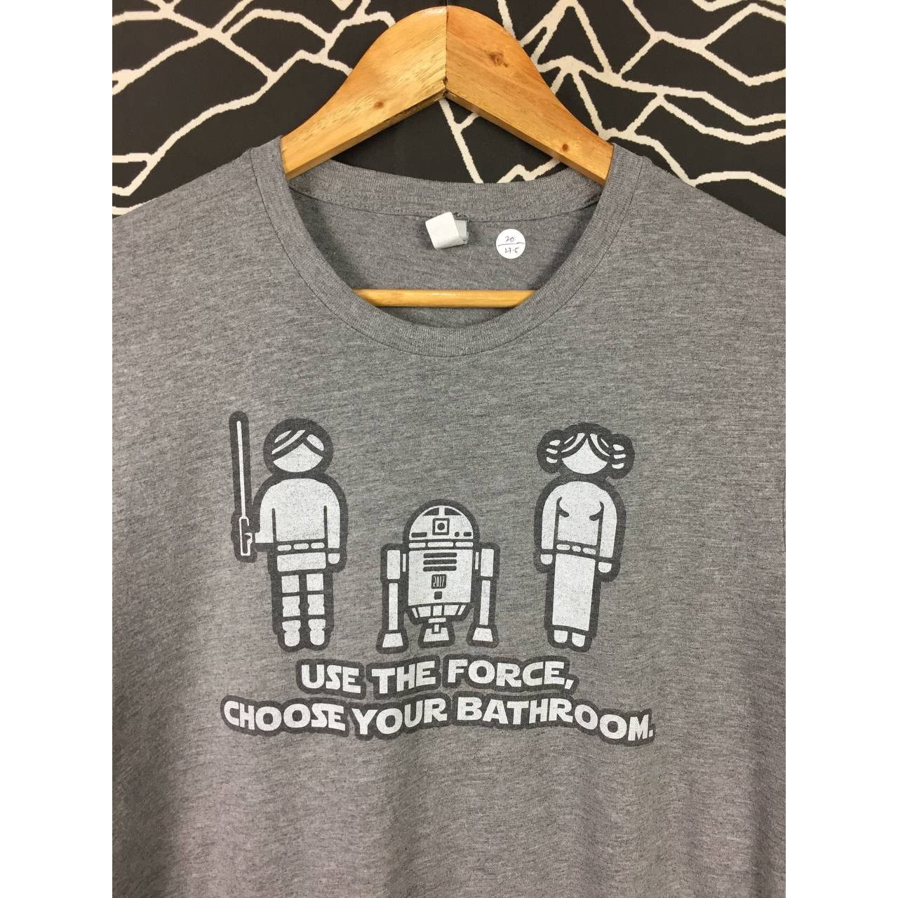 Other Capital Factory Use The Force Choose Your Bathroom Funny Tee Size US M / EU 48-50 / 2 - 3 Thumbnail