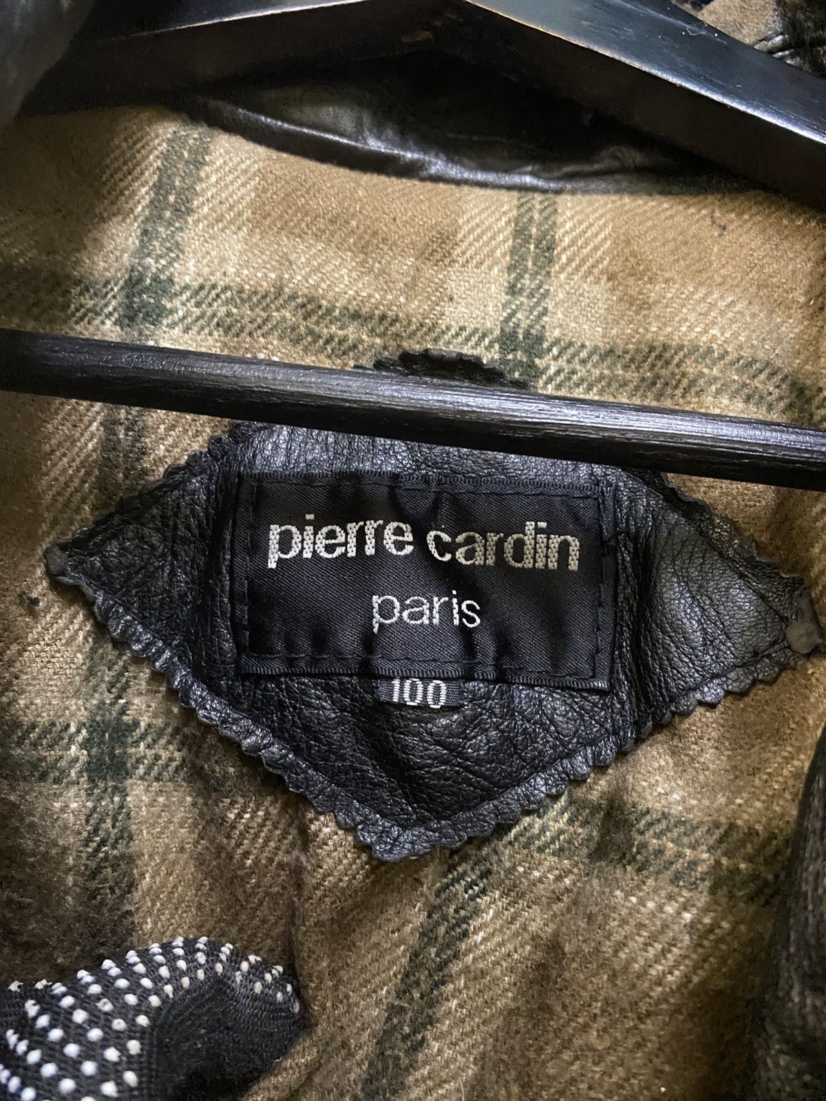 Pierre Cardin Vintage Pierre Cardin Paris Black Leather Bomber Jacket Size US M / EU 48-50 / 2 - 10 Thumbnail