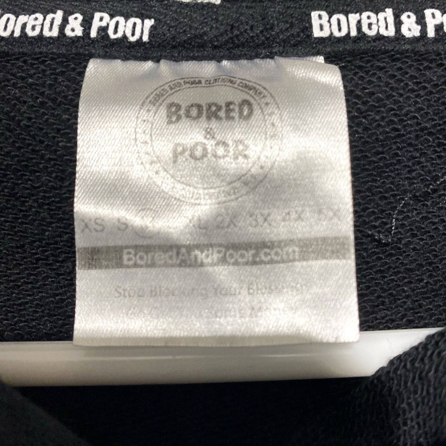 Vintage Bored & Poor Definition Skater Hoodie Unbranded M Unisex Adults Black Pullover Embroidered Hoodie 21” P2P 24” Length Mens Womens Boys Girls Size US M / EU 48-50 / 2 - 6 Thumbnail