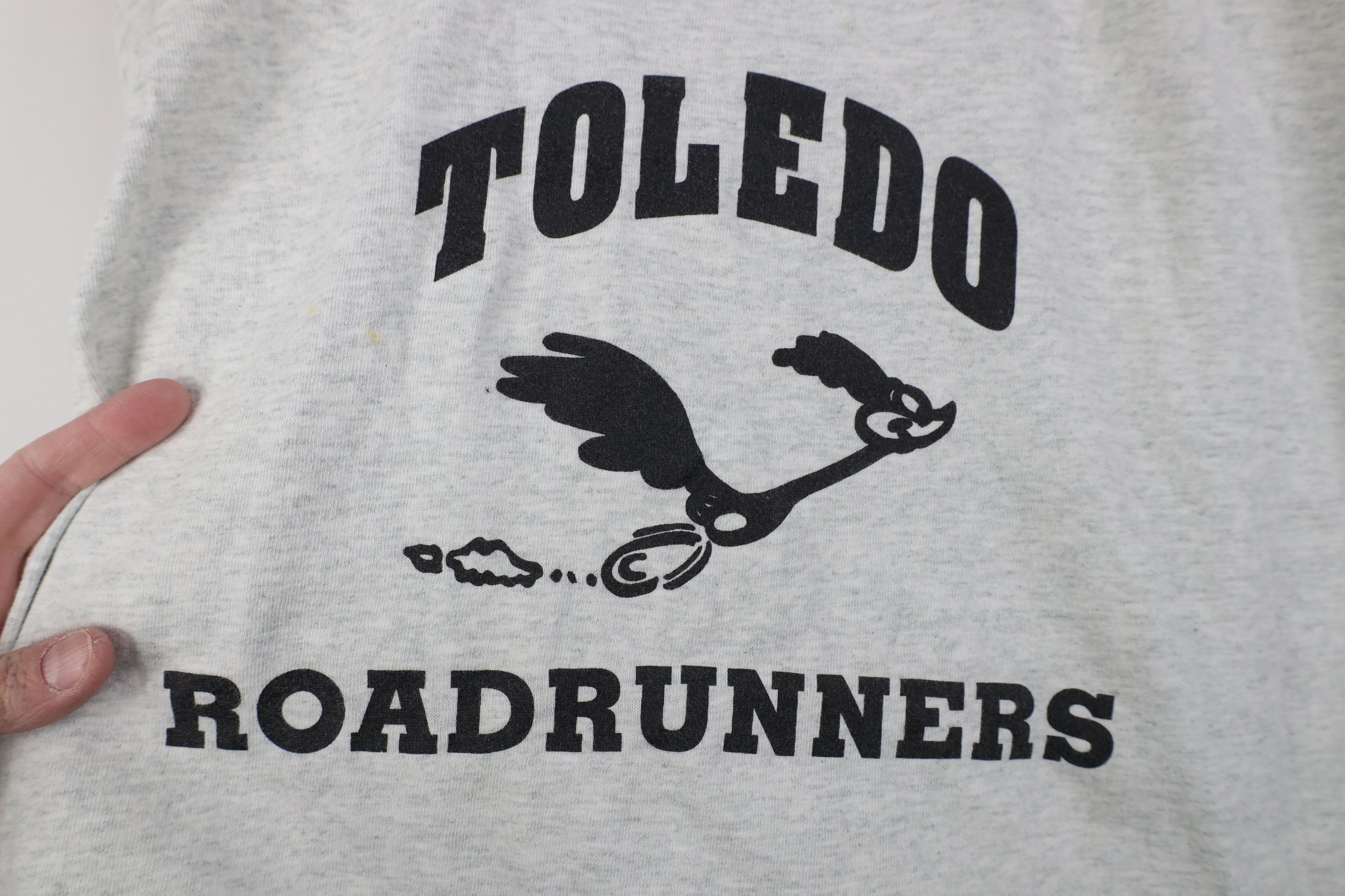 Vintage Vintage 90s Toledo Roadrunners Running Long Sleeve T-Shirt Size US XL / EU 56 / 4 - 4 Thumbnail