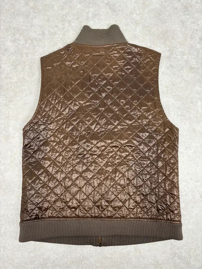 Dolce & Gabbana 2000s Dolce & Gabbana Brown Quilted Nylon Vest Size US M / EU 48-50 / 2 - 5 Thumbnail
