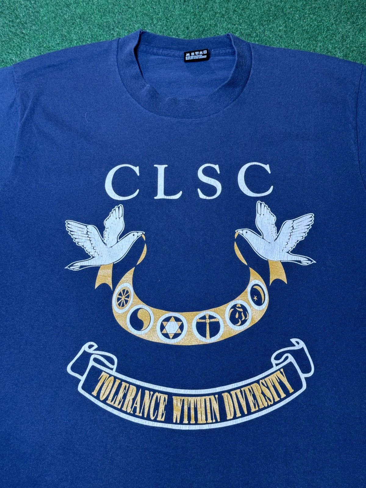 Fruit Of The Loom × Vintage Vtg 90s Tolerance Within Diversity Religous LGBTQ T Shirt Size US L / EU 52-54 / 3 - 2 Thumbnail