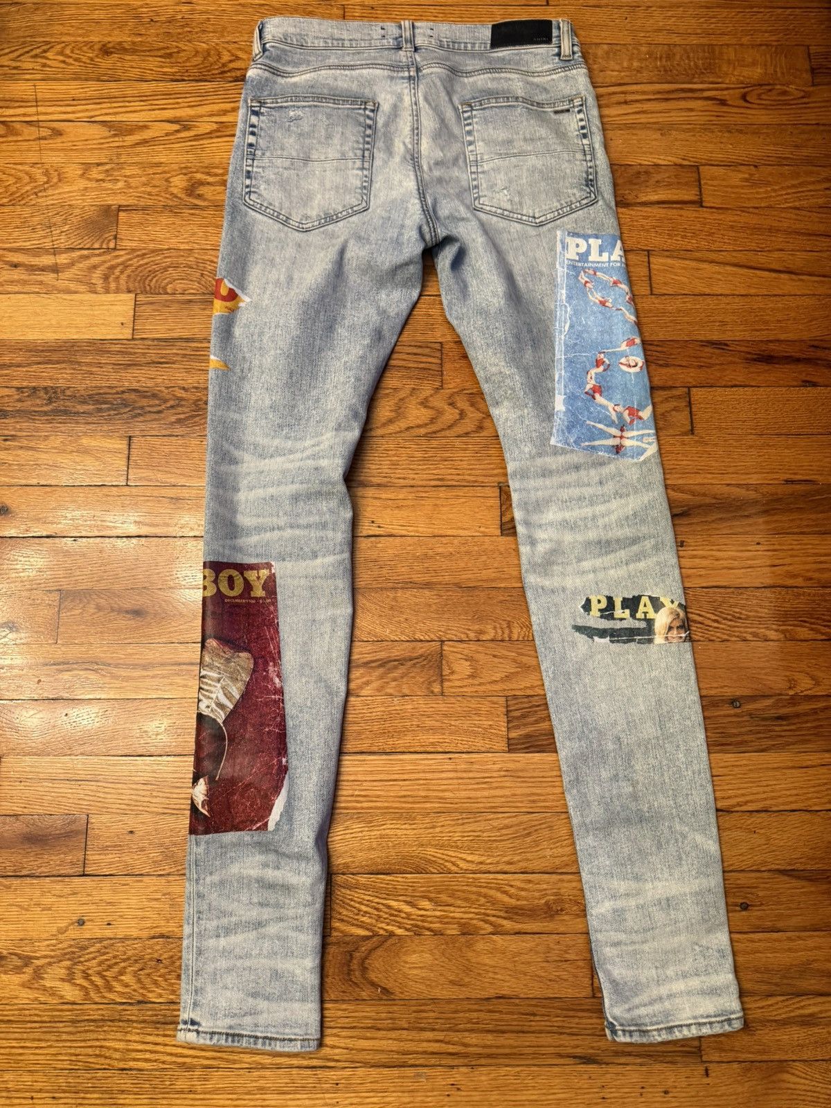 Amiri Amiri Playboi Blue Mx1 Jeans Size 31 Size US 31 - 6 Thumbnail