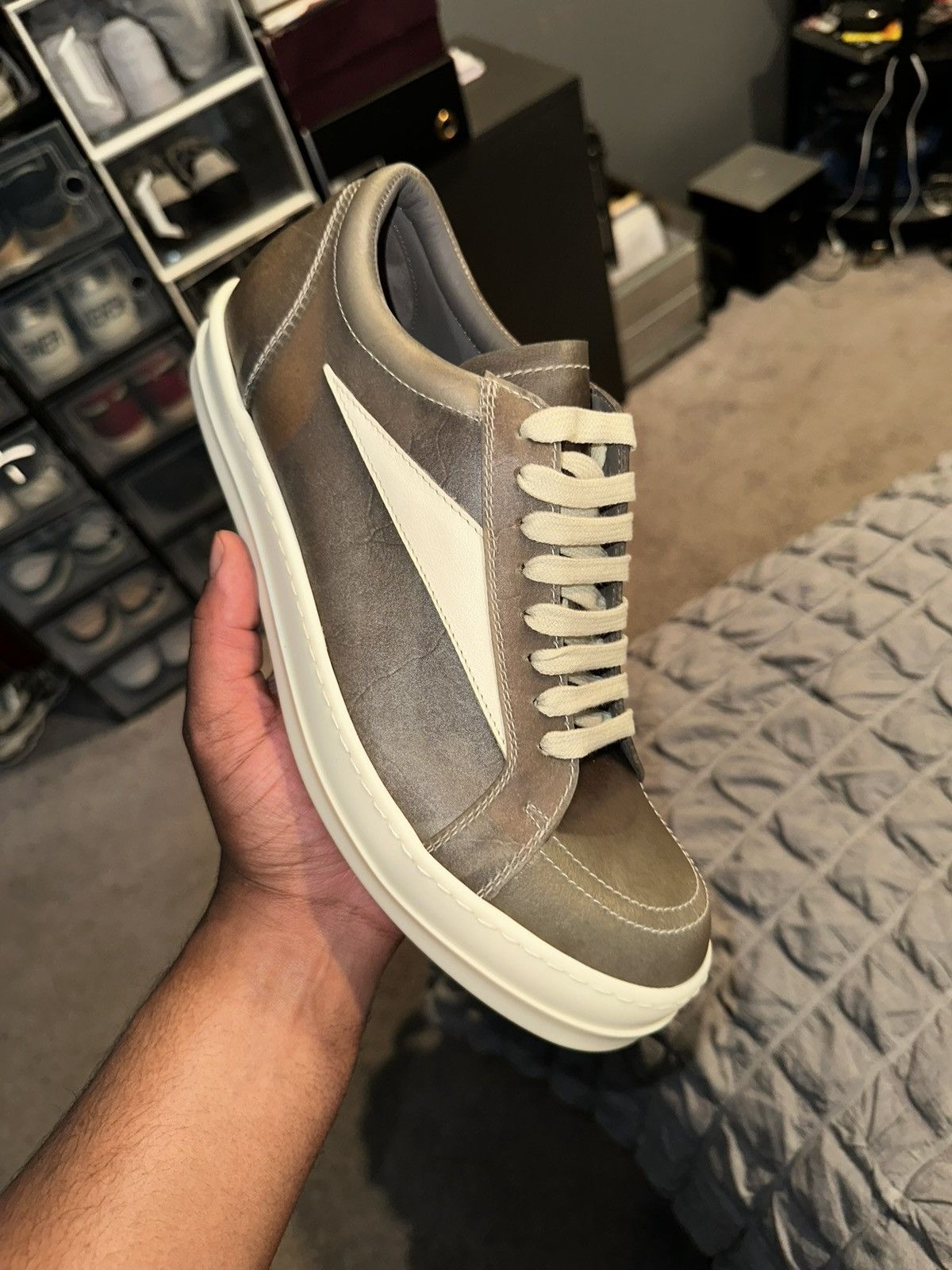 Rick Owens Drkshdw Rick Owens Ramones Slashed Pink Sneakers