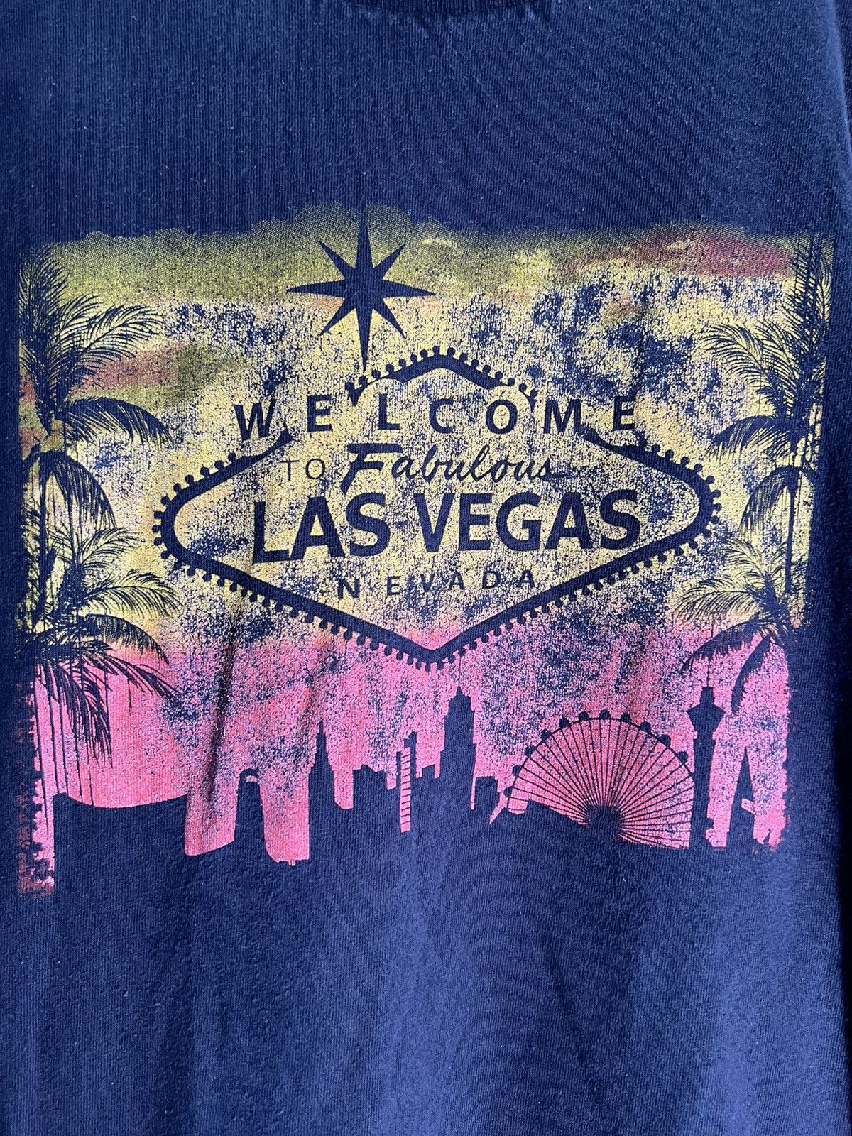 Vintage Y2K 2000’s VTG Vintage Welcome to Las Vegas Retro Tee Shirt Size US L / EU 52-54 / 3 - 4 Thumbnail