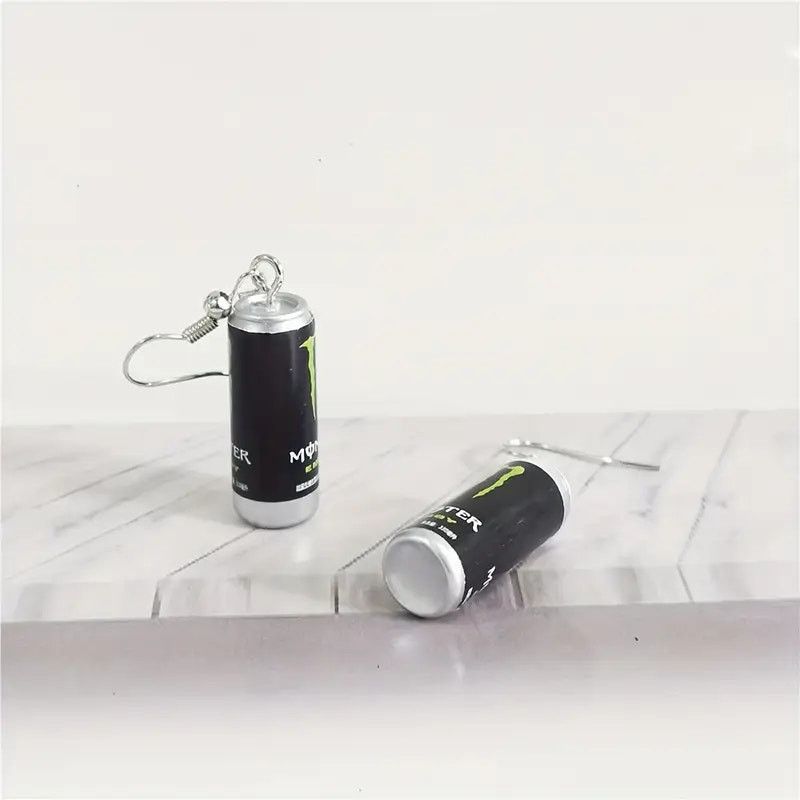 Other Gamer Energy Soda Drink Novelty Cute, Unique Earrings Size ONE SIZE - 2 Thumbnail
