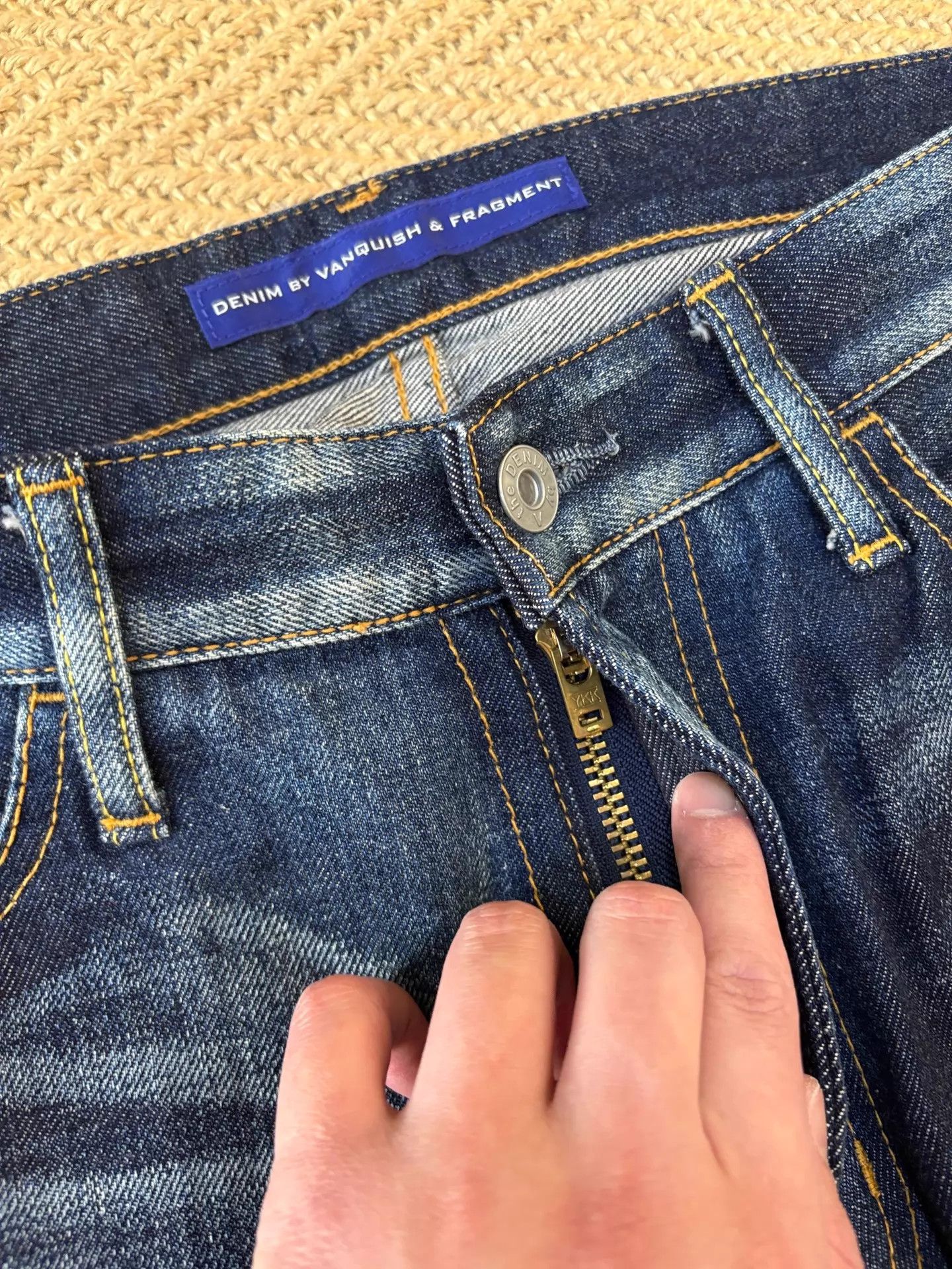 Vanquish VANQUISH x FRAGMENT DENIM Washed Cropped Jeans W32 Size US 32 / EU 48 - 5 Thumbnail
