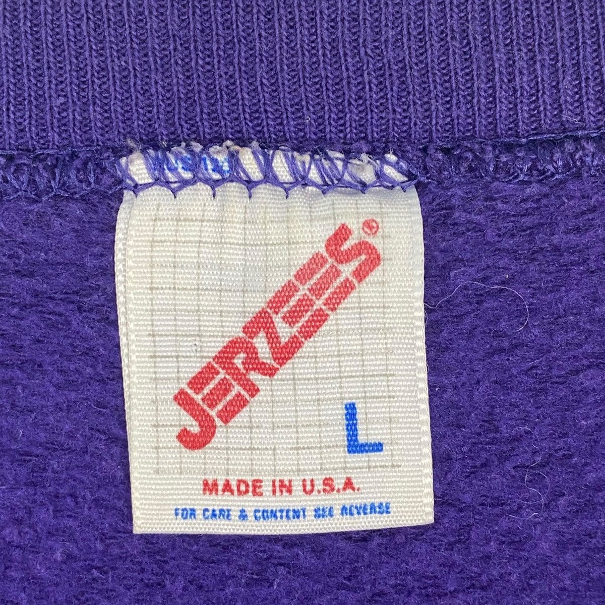 Other Vintage Jerzees Big Logo Printed Crewneck Purple Size L Size US L / EU 52-54 / 3 - 5 Thumbnail